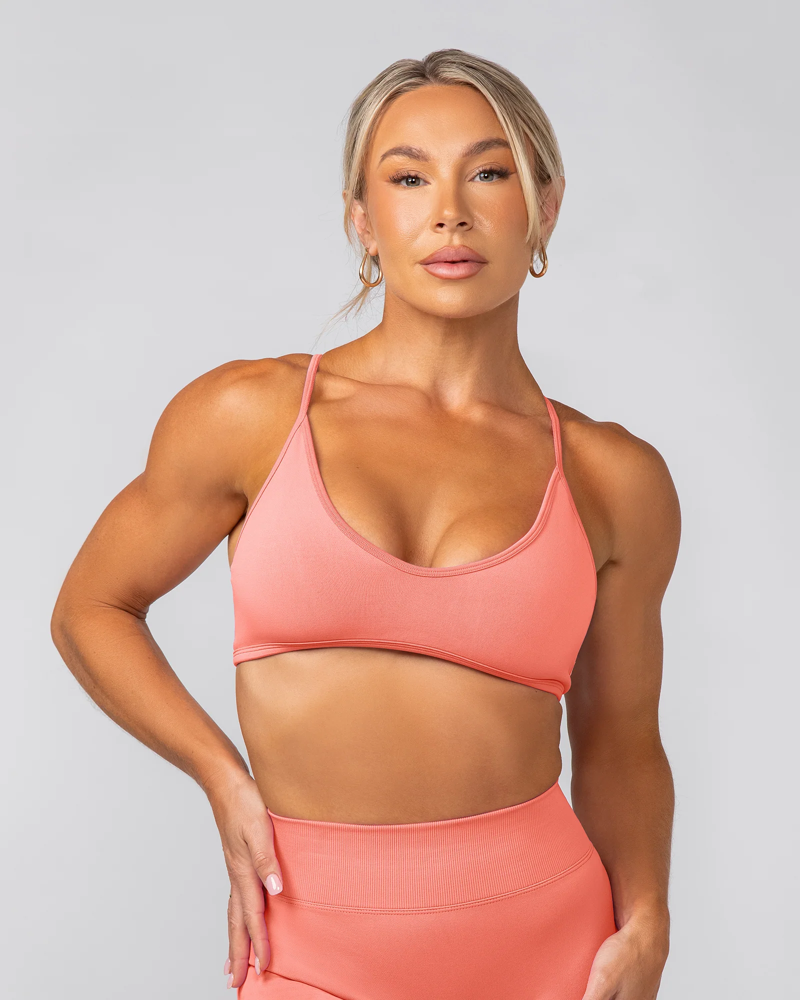 Everyday Seamless Bralette - Peach Tea - Image 3