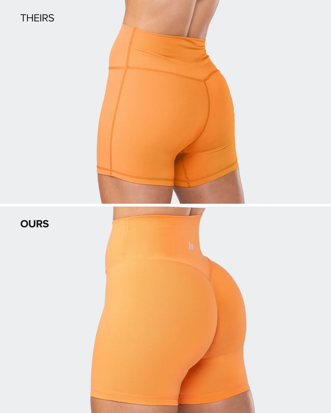 Evolve Signature Bike Shorts - Tangelo - Image 2