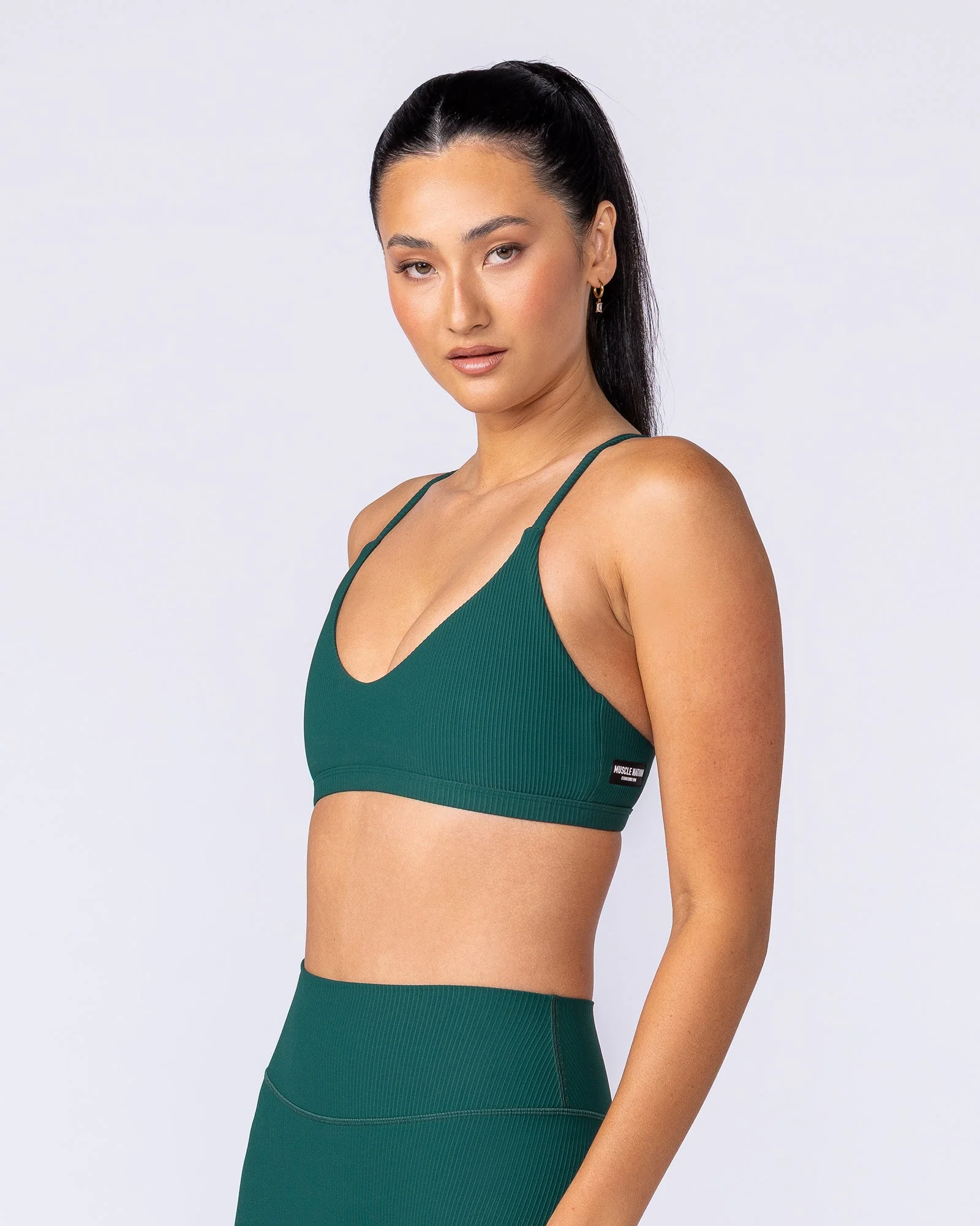 Fantasy Rib Bralette - Evergreen - Image 3