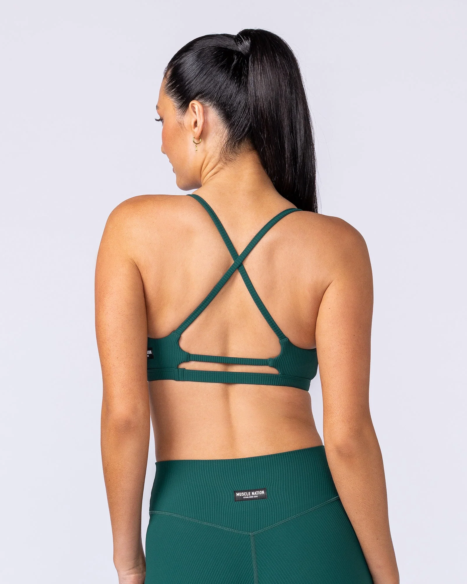 Fantasy Rib Bralette - Evergreen - Image 4