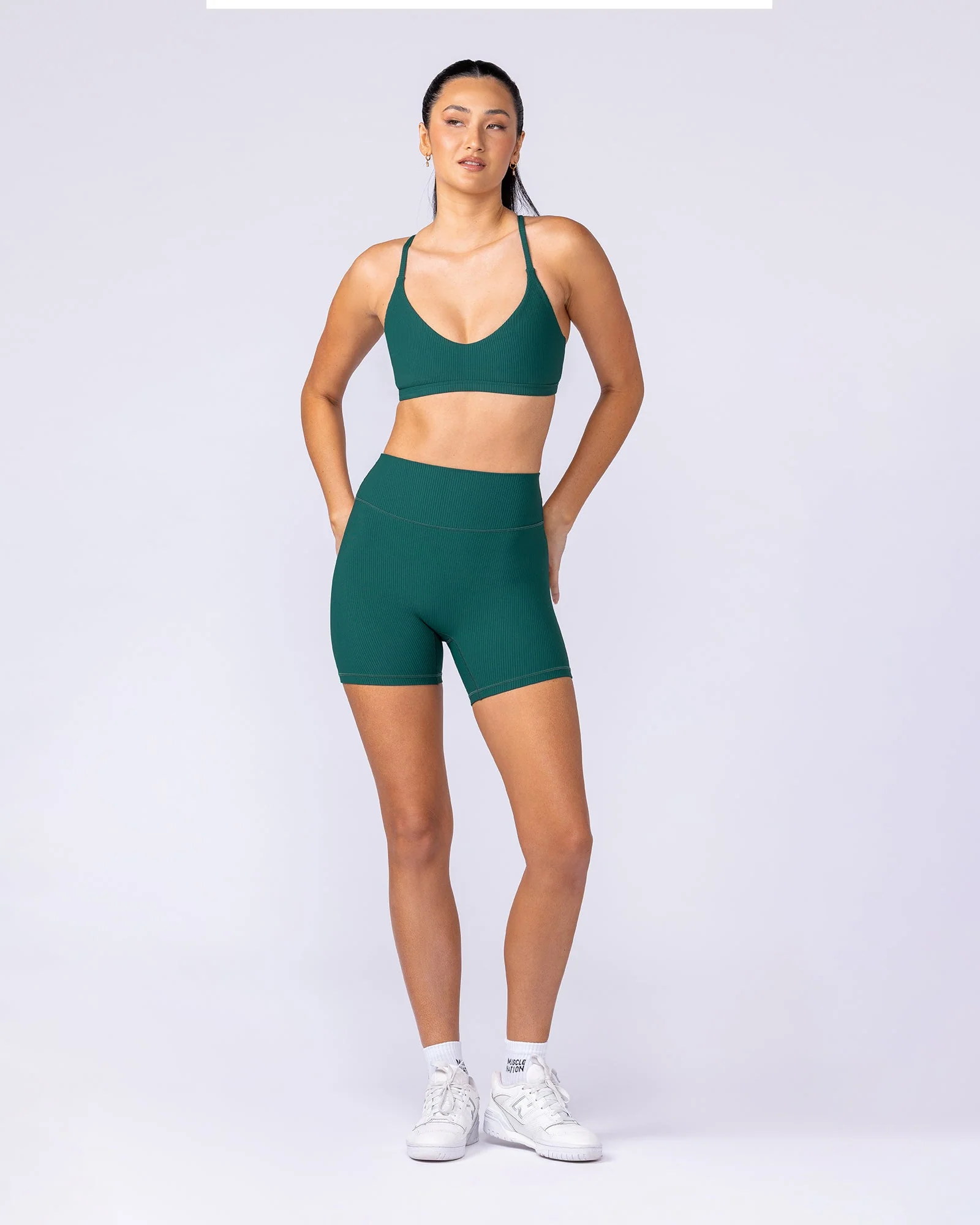 Fantasy Rib Bralette - Evergreen - Image 5