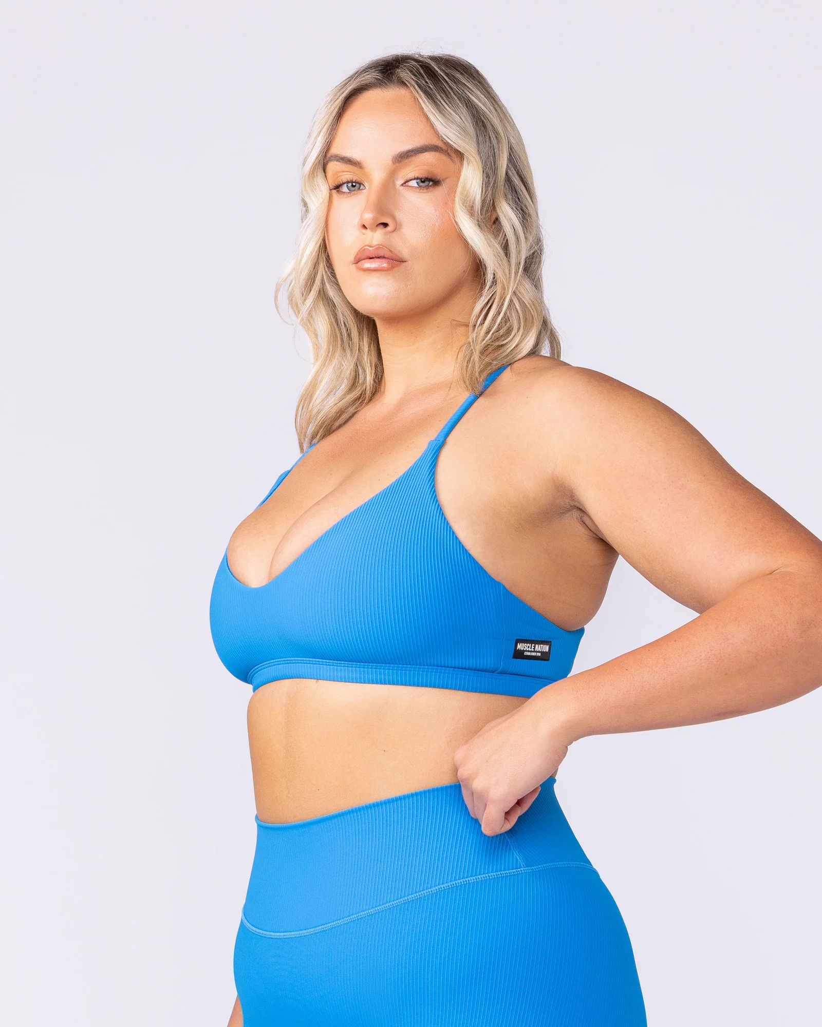 Fantasy Rib Bralette - Malibu - Image 3