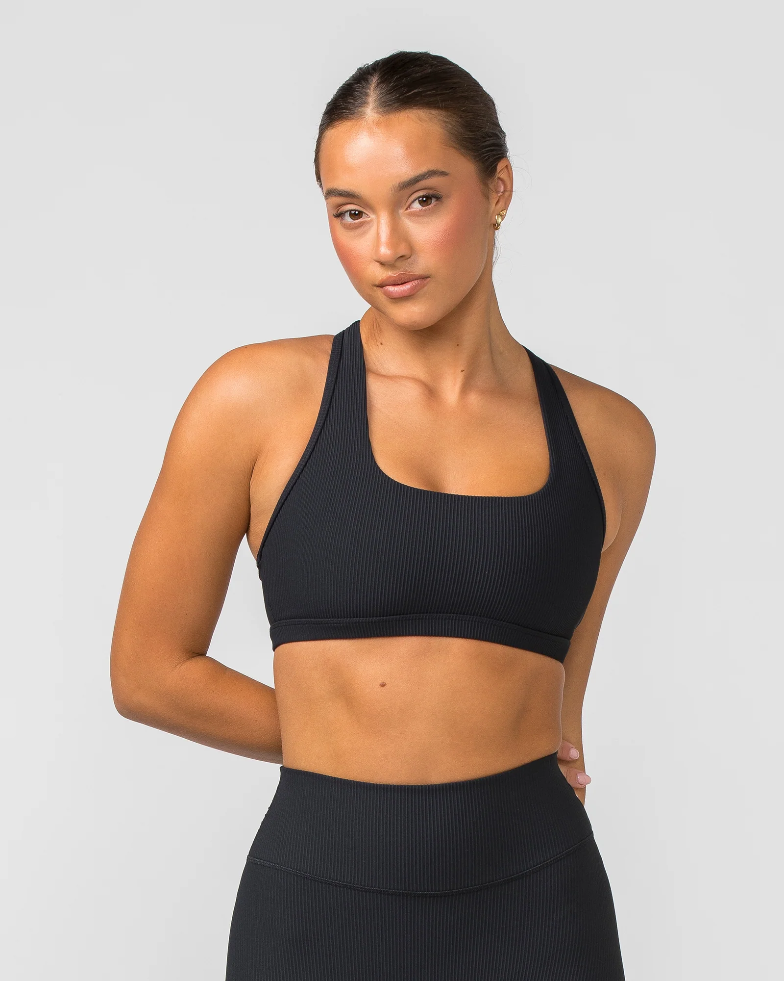 Flex Rib Bra - Black - Image 2