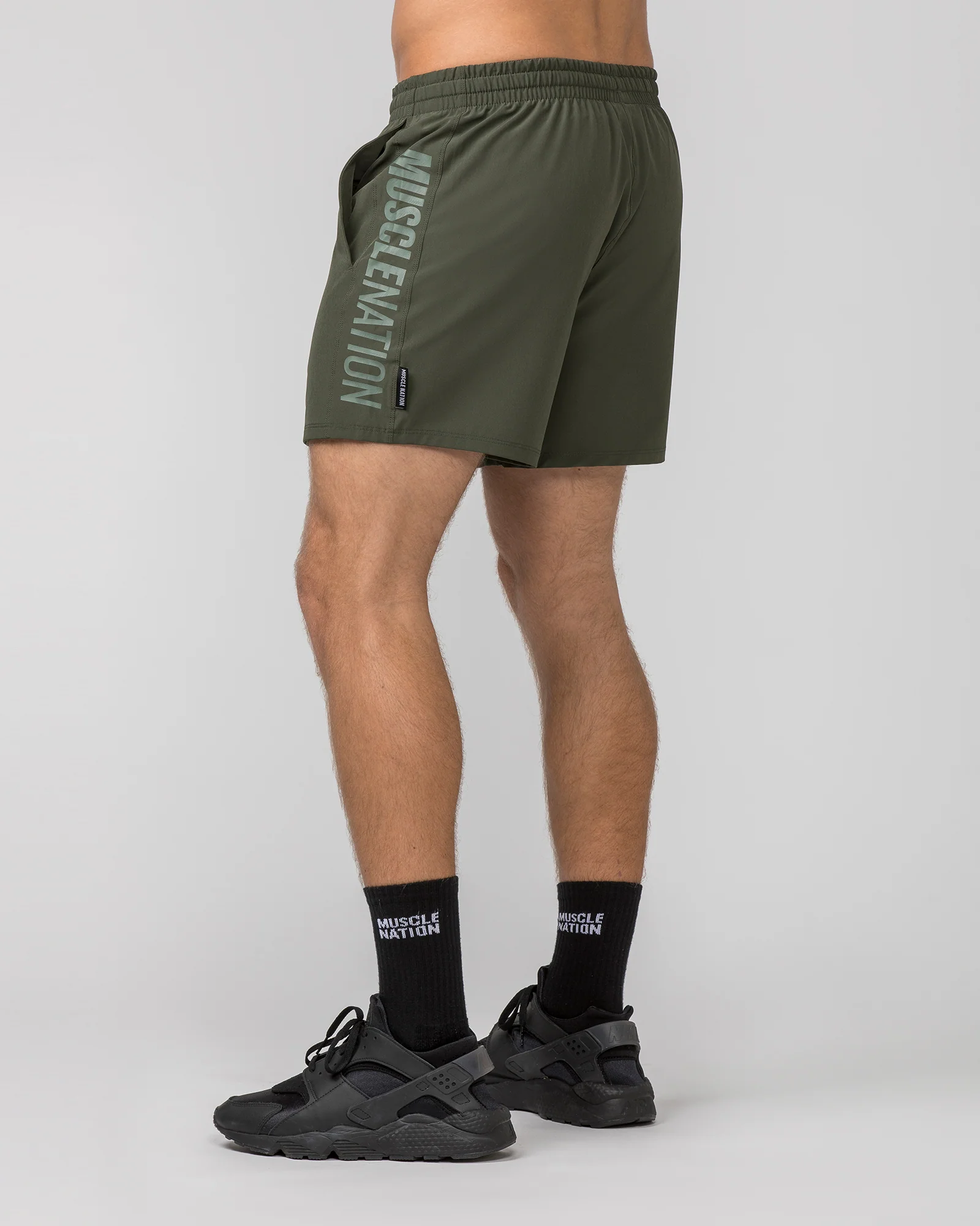 Function 4" Shorts - Dark Khaki - Image 4