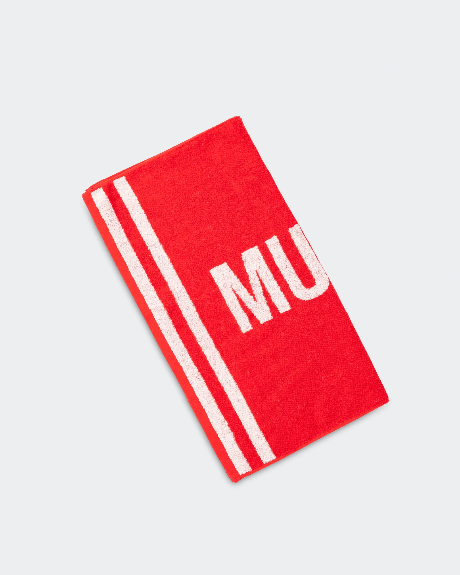 Gym Towel - Chilli/ White - Image 3