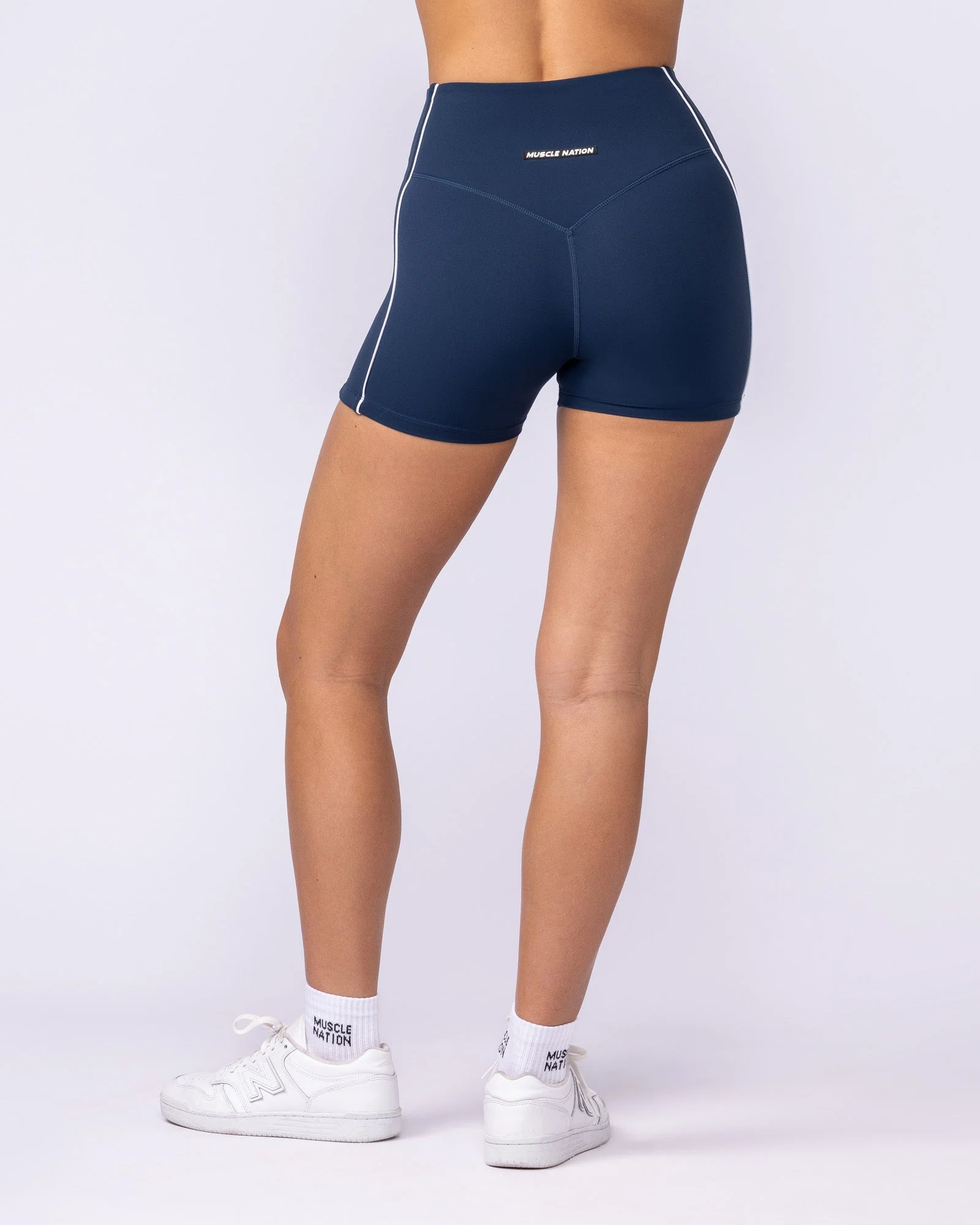 Haze Shorty Shorts - Navy - Image 4