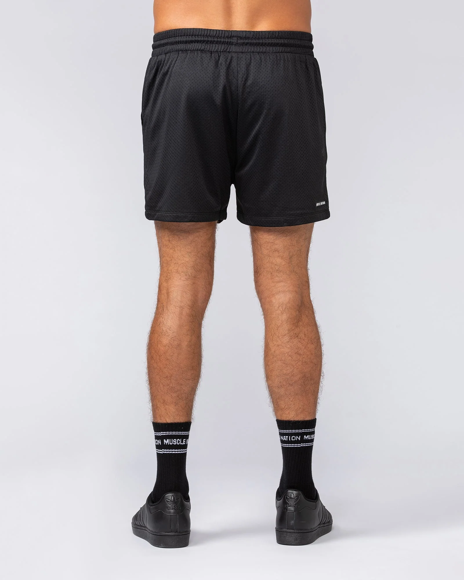 Heritage Crest Lay Up 3.5" Shorts - Black - Image 4