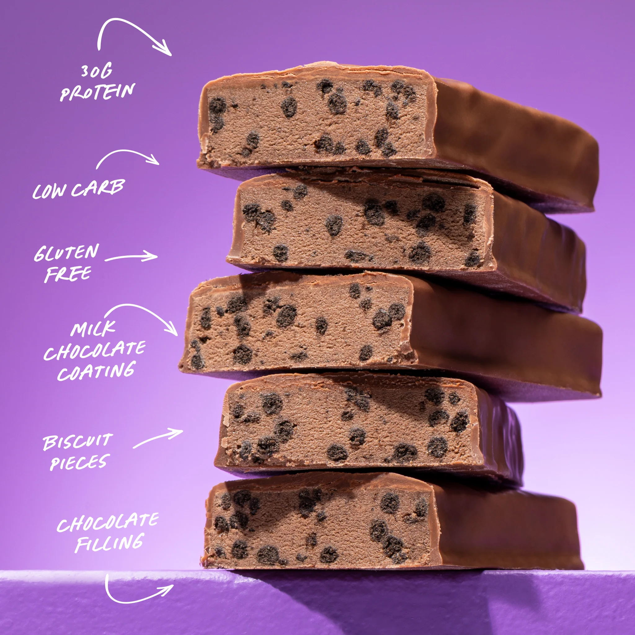 HIGH PROTEIN BAR - Choc Fudge Brownie - Box of 12 - Image 3
