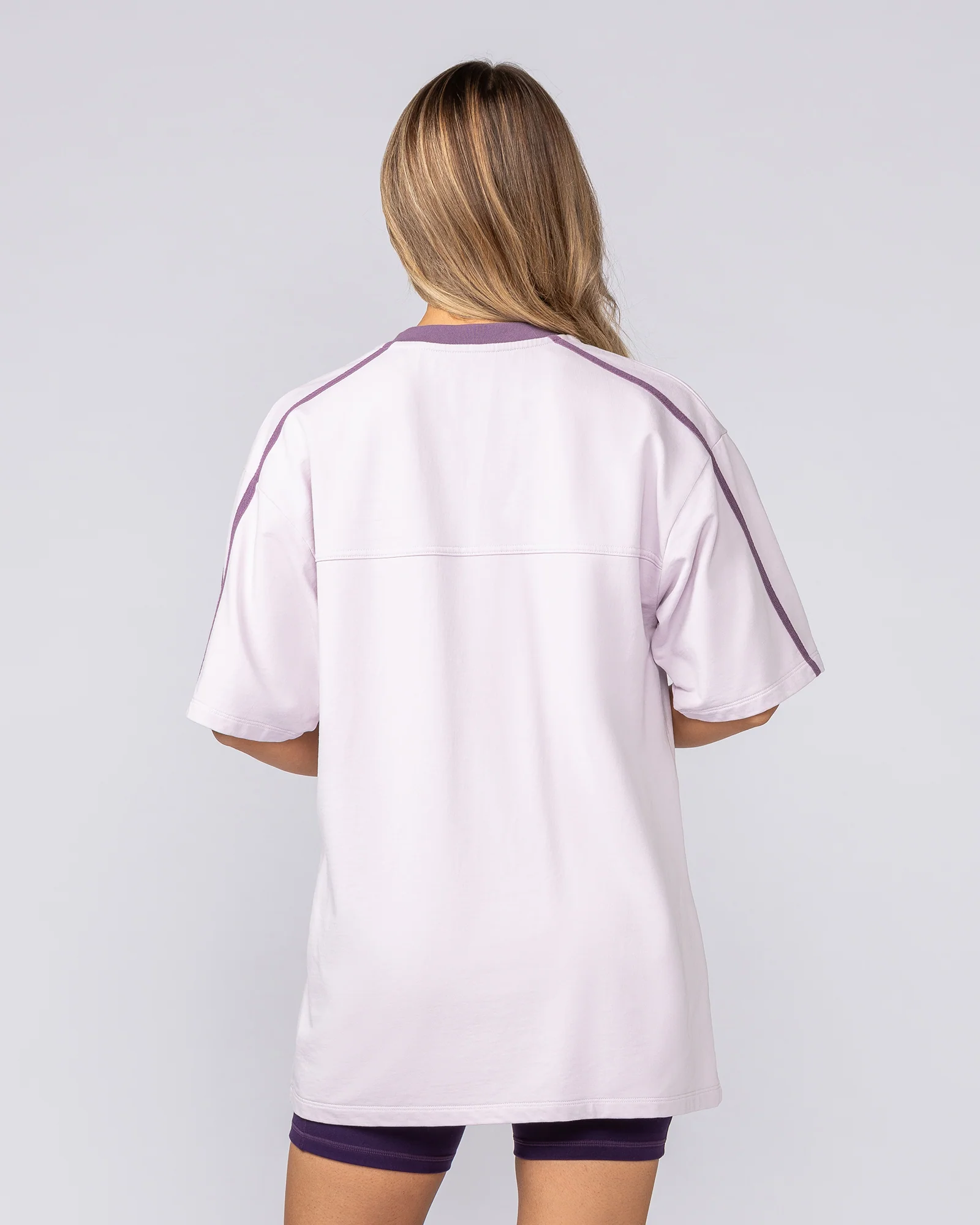 Homage Oversized Tee - Lilac Snow - Image 5