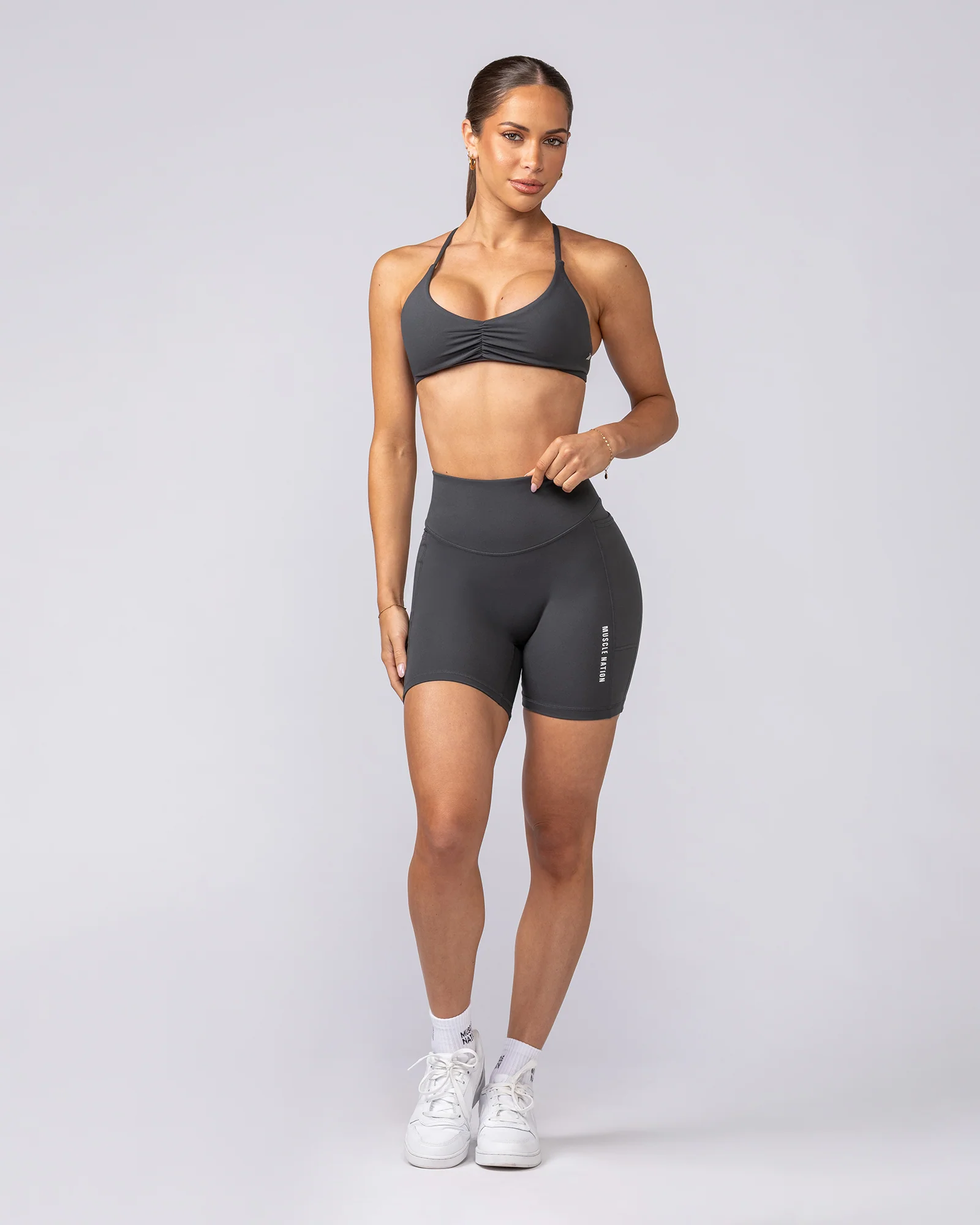 Honey Bralette - Granite - Image 6
