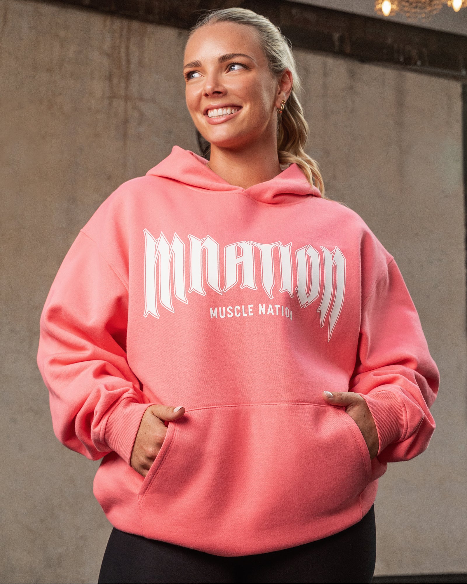 Honour Oversized Hoodie - Calypso - Image 7