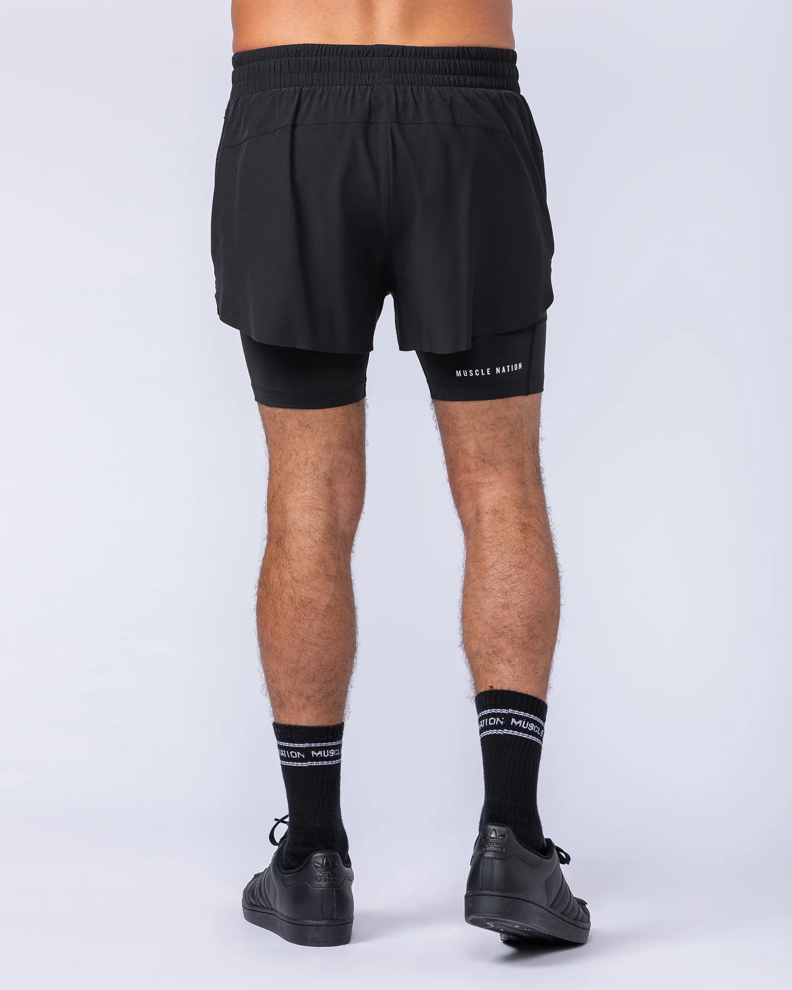 Hybrid 3" Shorts - Black - Image 5