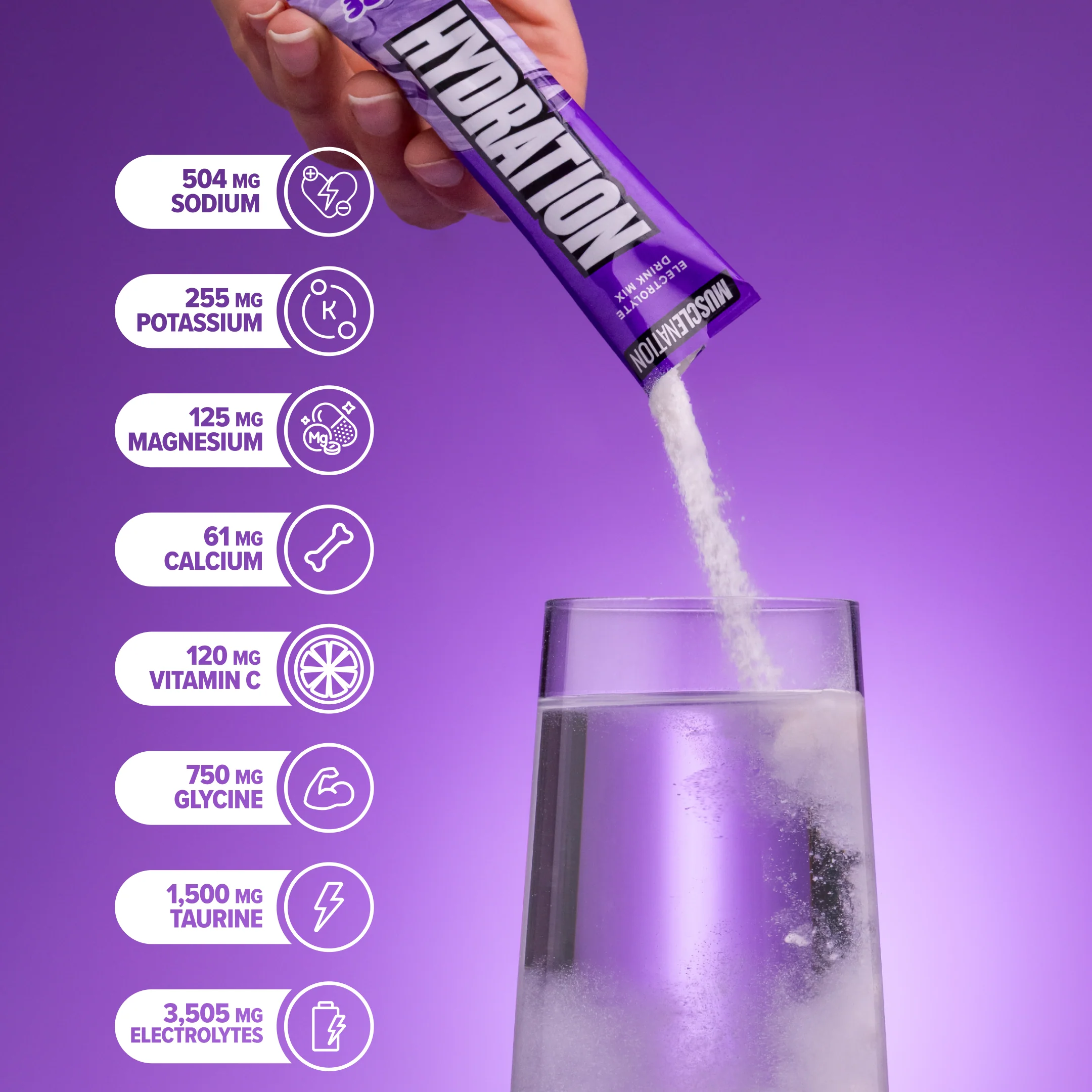 HYDRATION Sticks - Grape - 14 Pack - Image 3