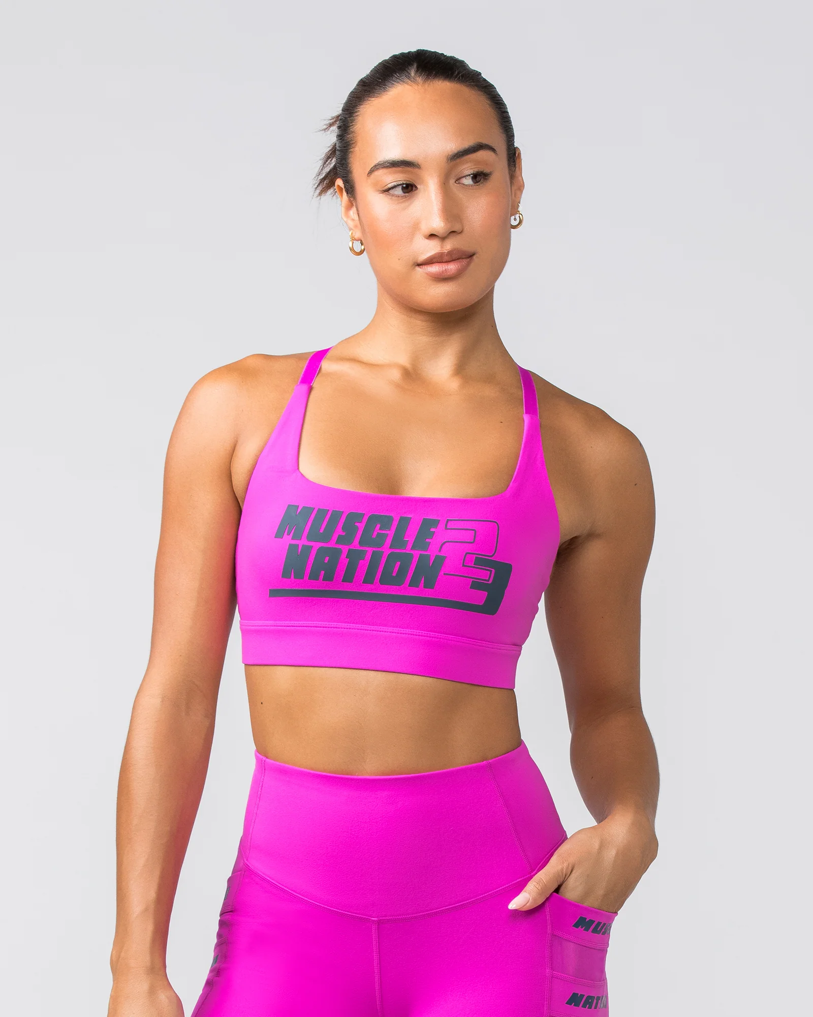 Ignite Bra - Hyper Fuchsia - Image 2