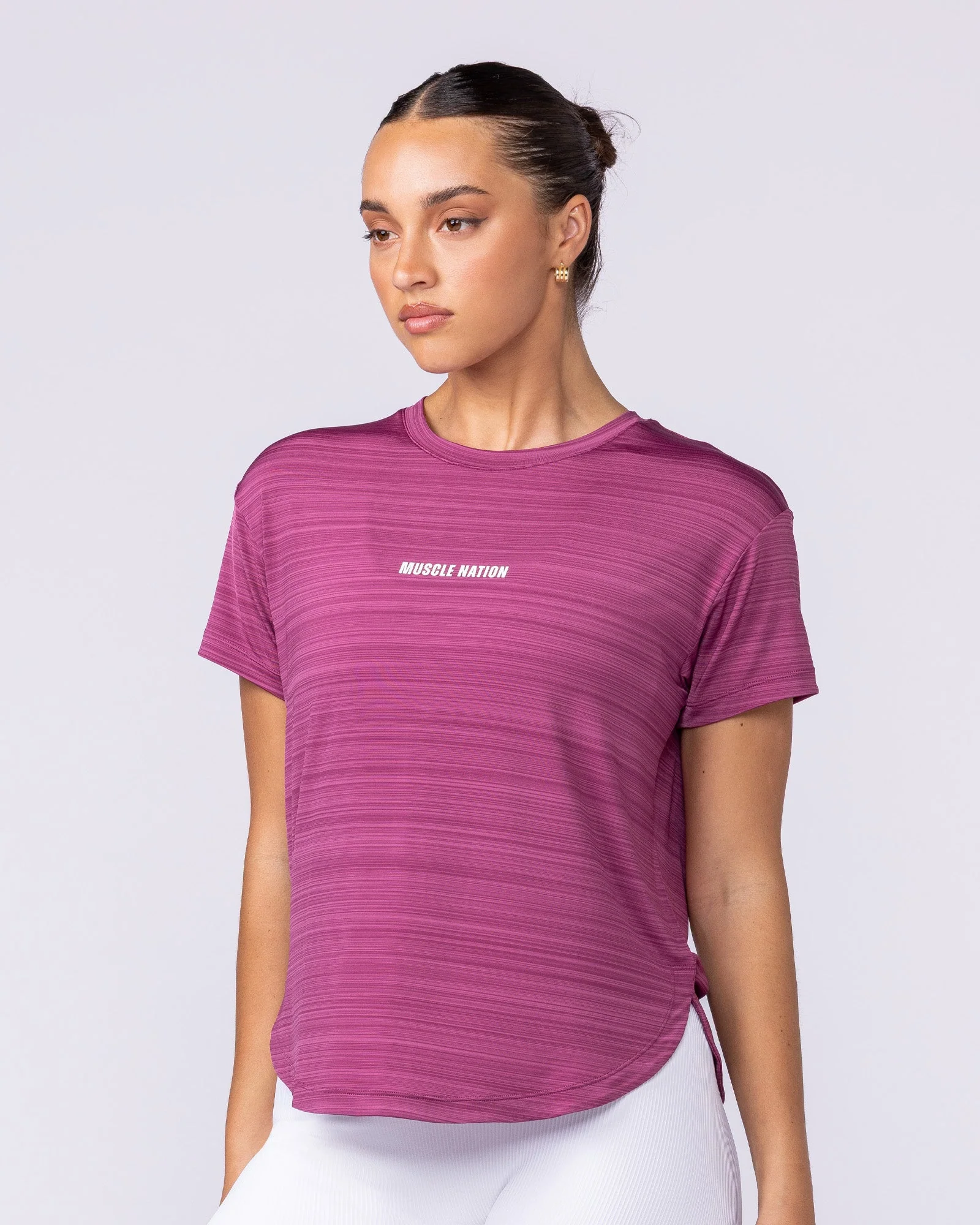 Ignite Training Tee - Raspberry Quartz - Image 3