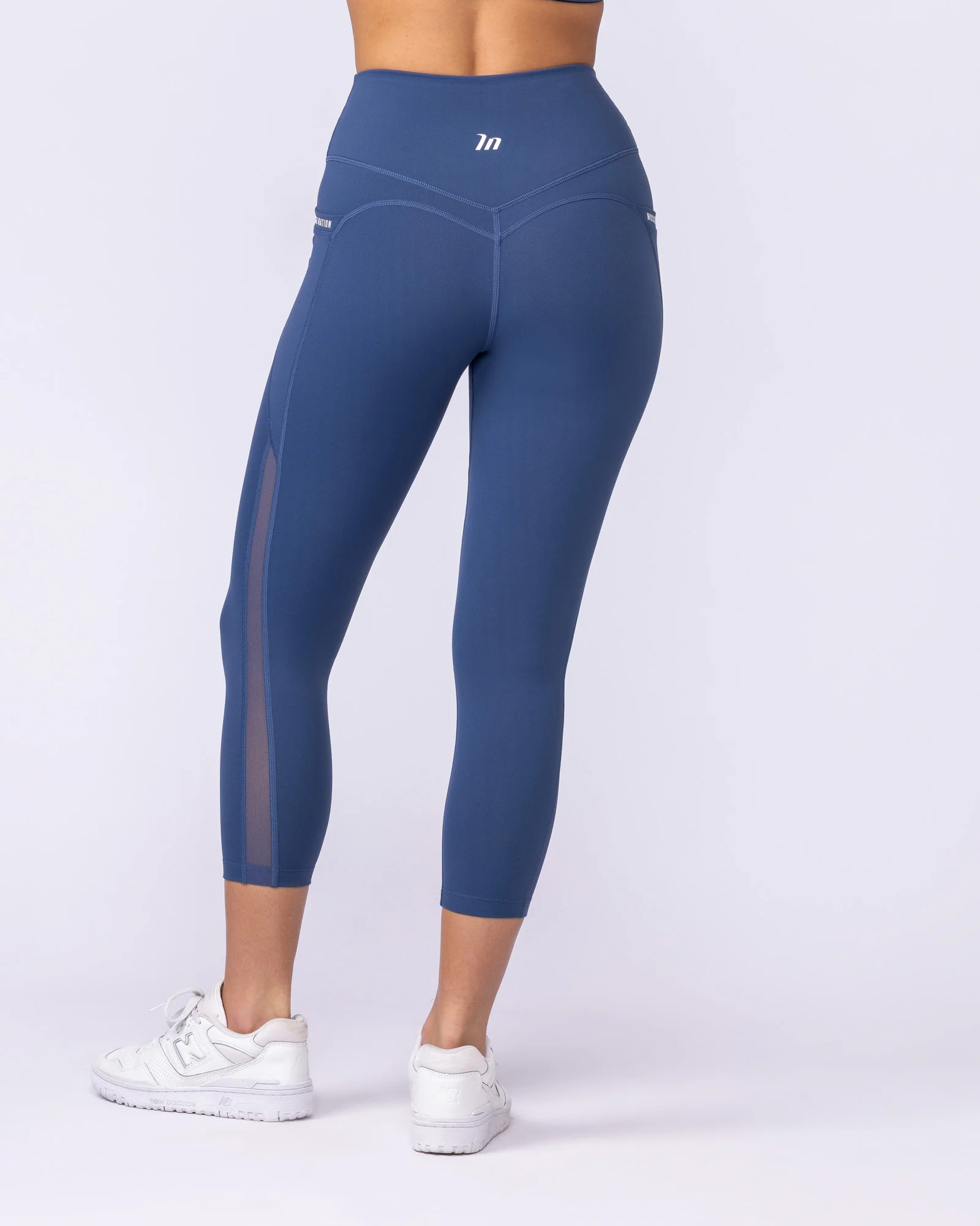 Illusion Signature Pocket 7/8 Leggings - Atlantis - Image 5