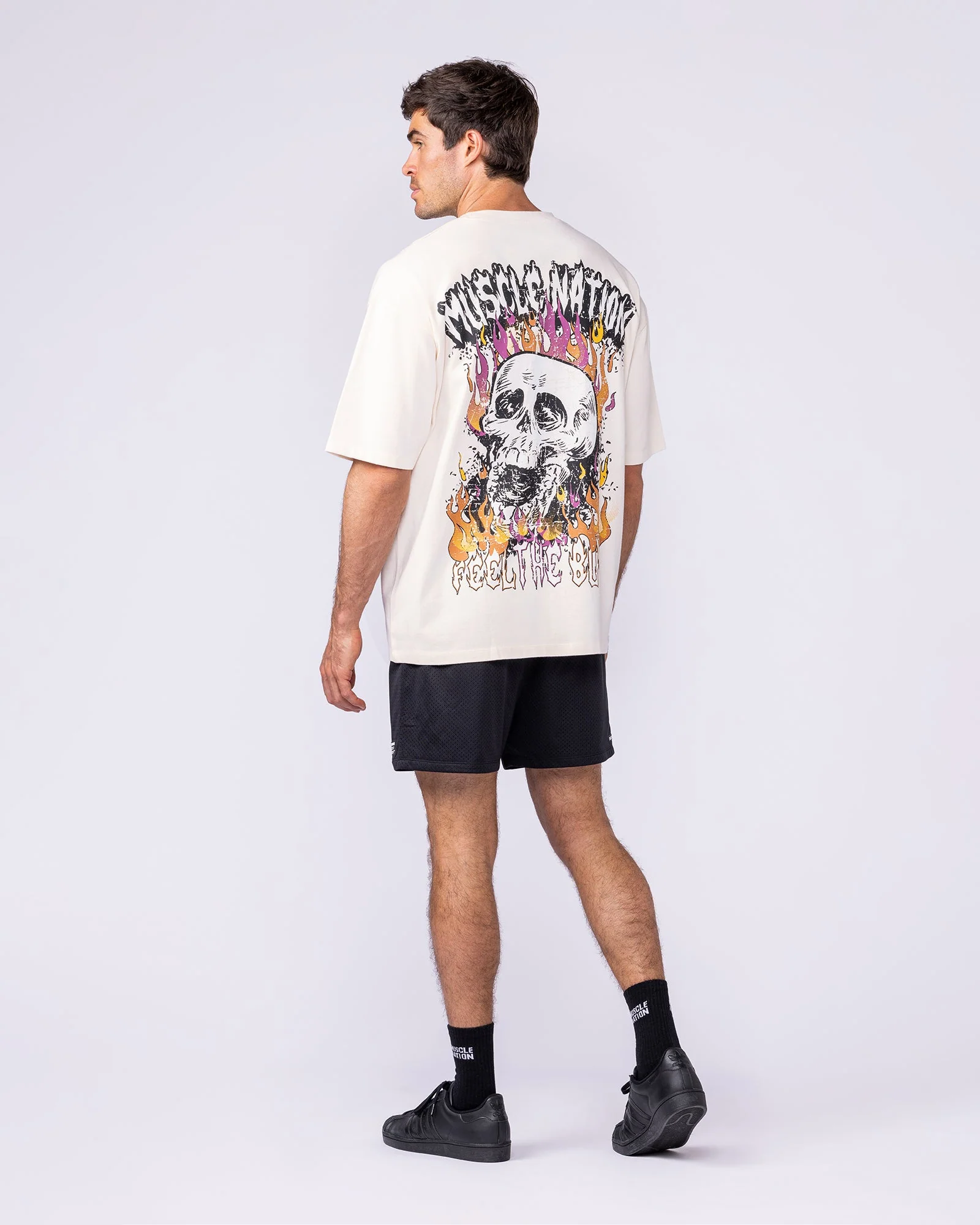 Inferno Oversized Tee - Travertine - Image 6