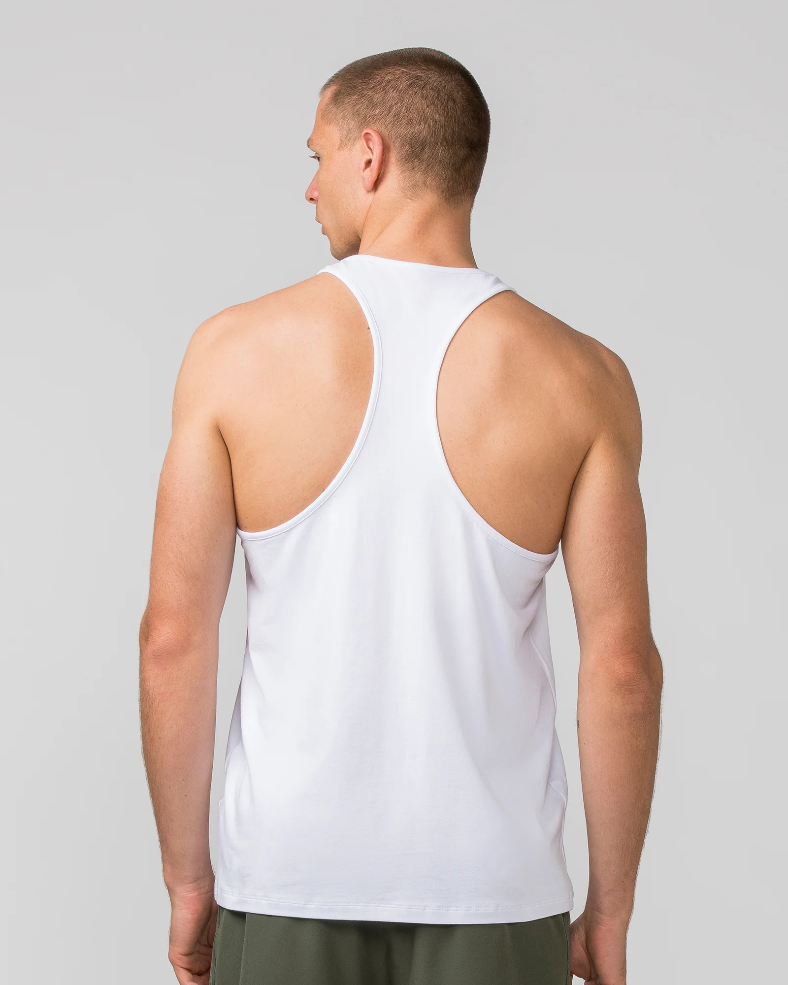 Infinite Y Back Singlet - White - Image 4
