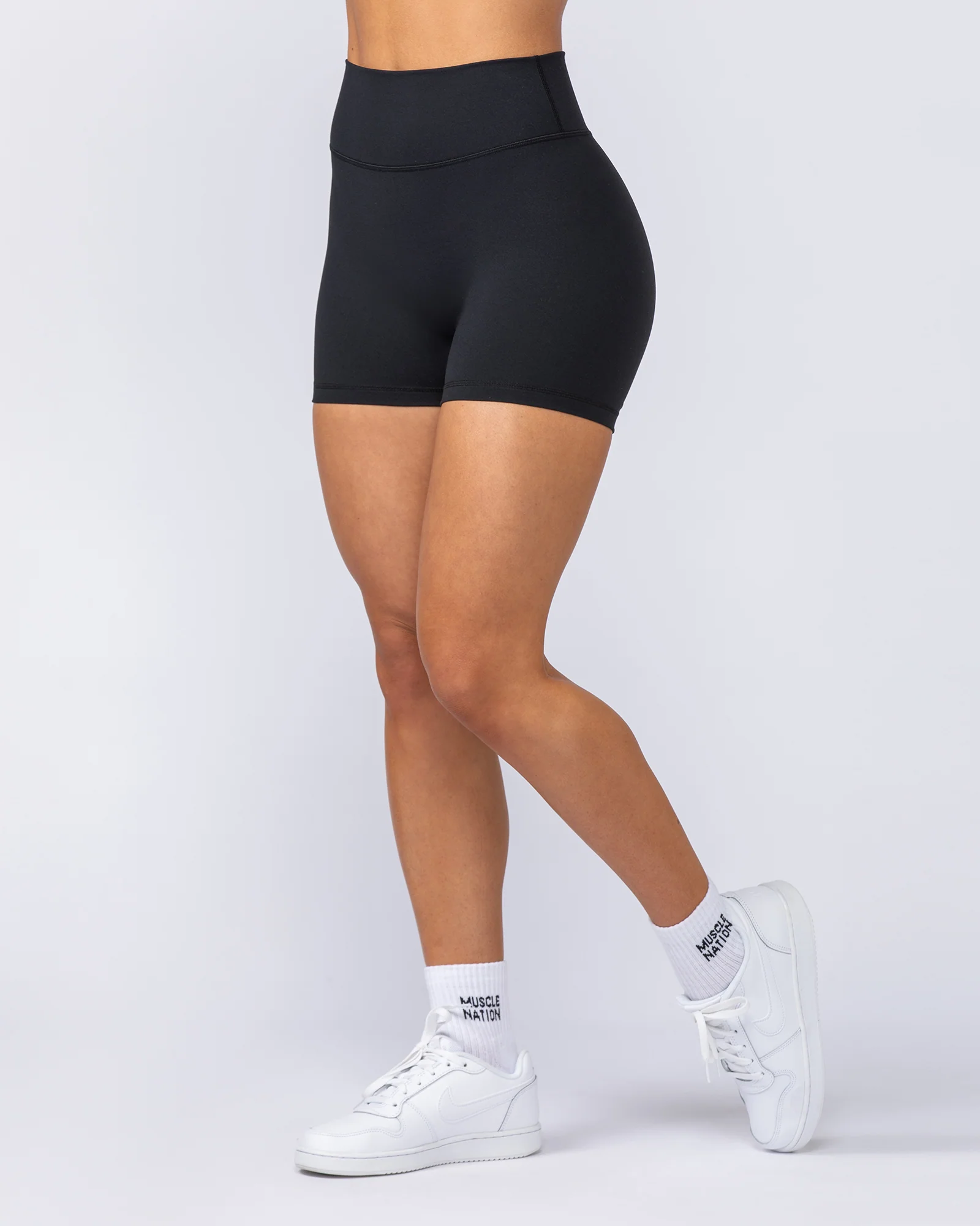 Instinct Scrunch Midway Shorts - Black - Image 3