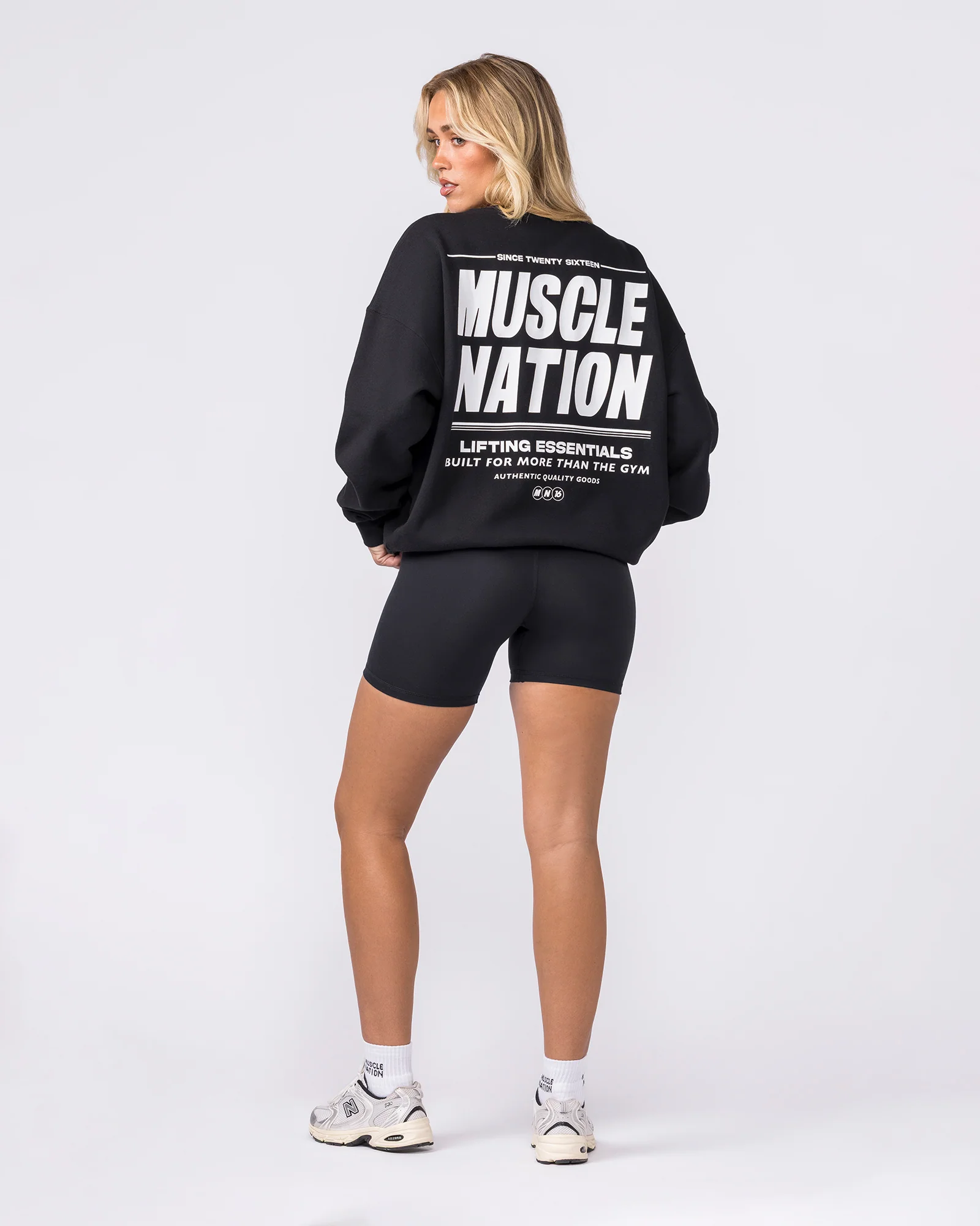 Kick-Start Boxy Pullover - Black - Image 6