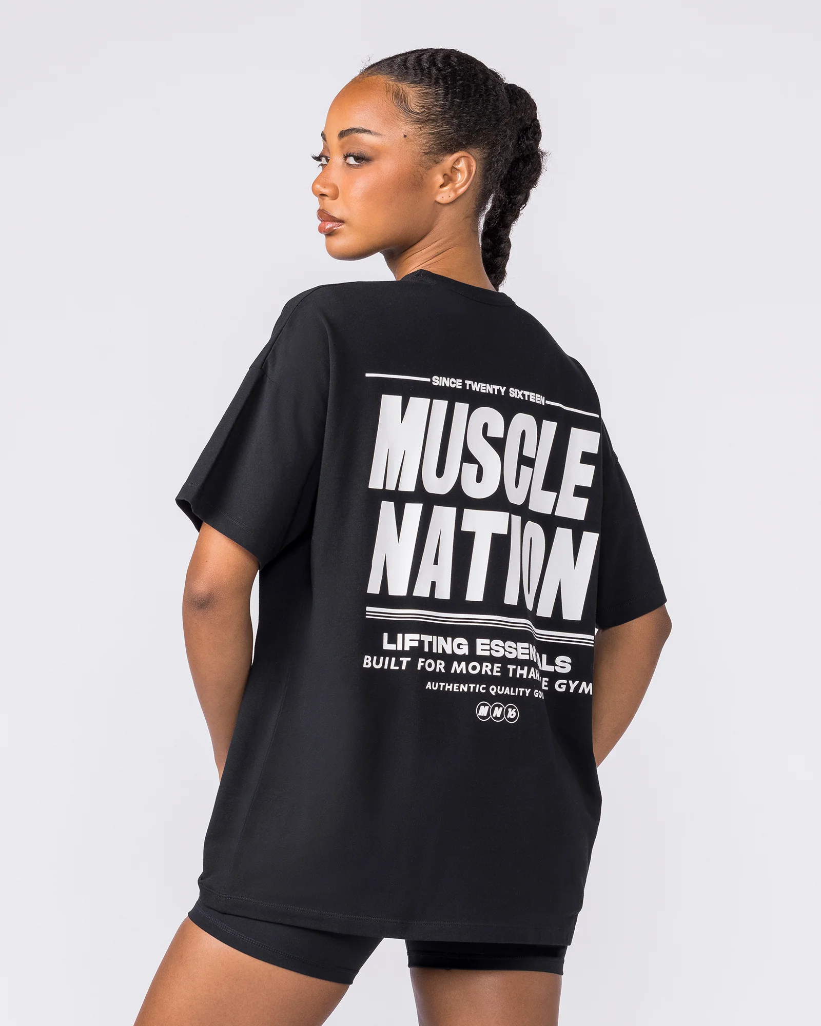 Kick-Start Oversized Tee - Black - Image 4