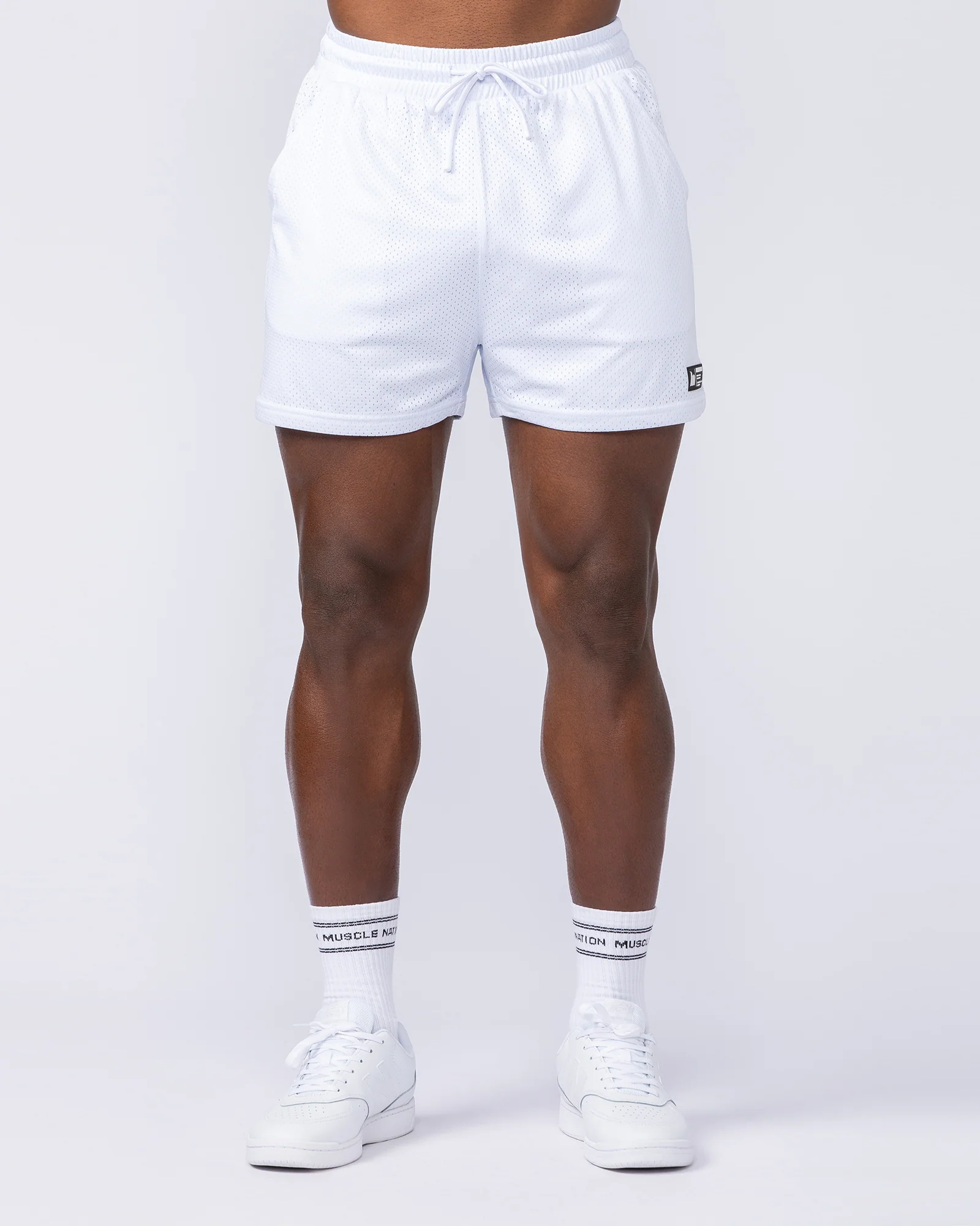 Lay Up 3.5" Shorts - White - Image 2