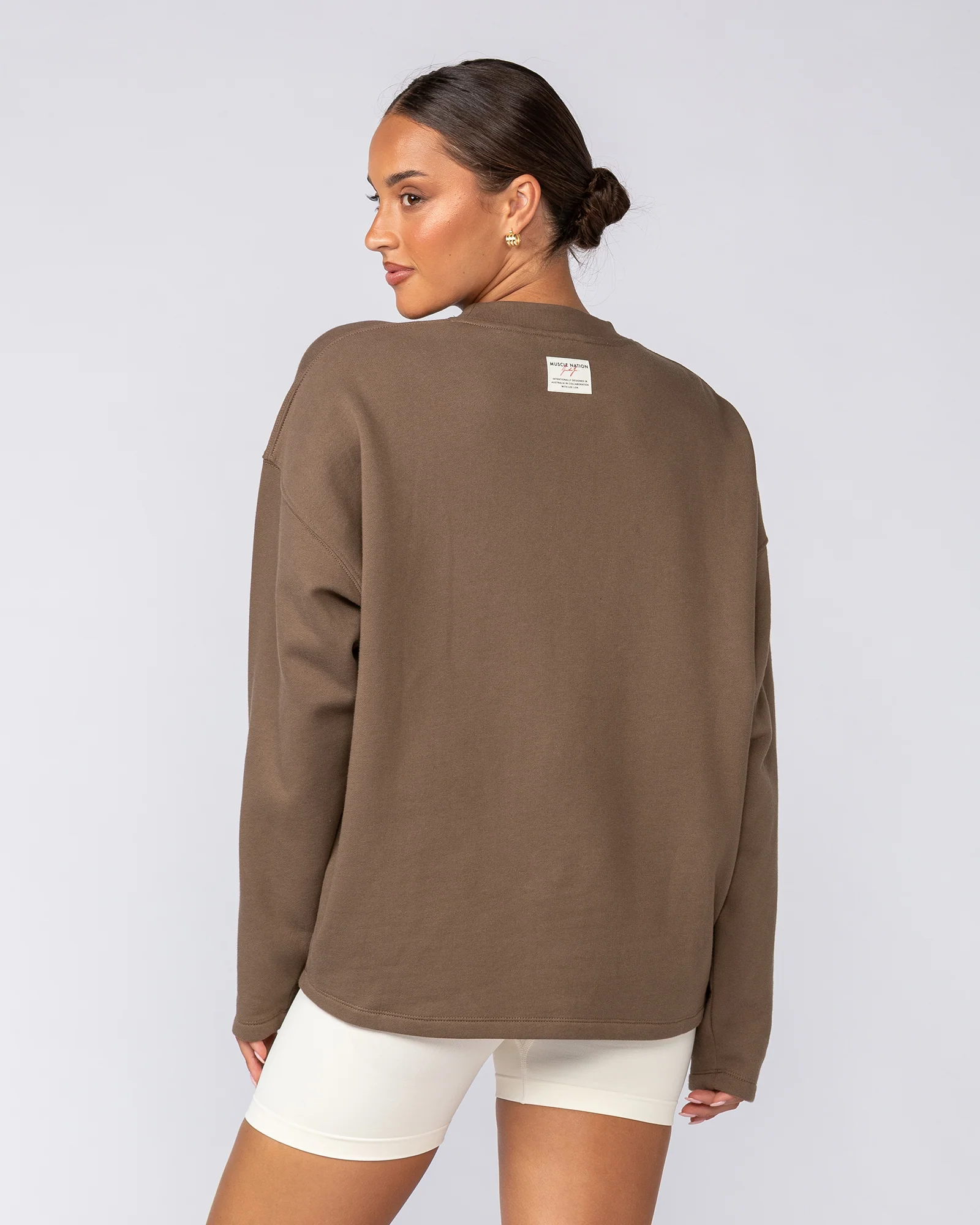 Lee Lem Crew Pullover - Washed Hazelnut - Image 6