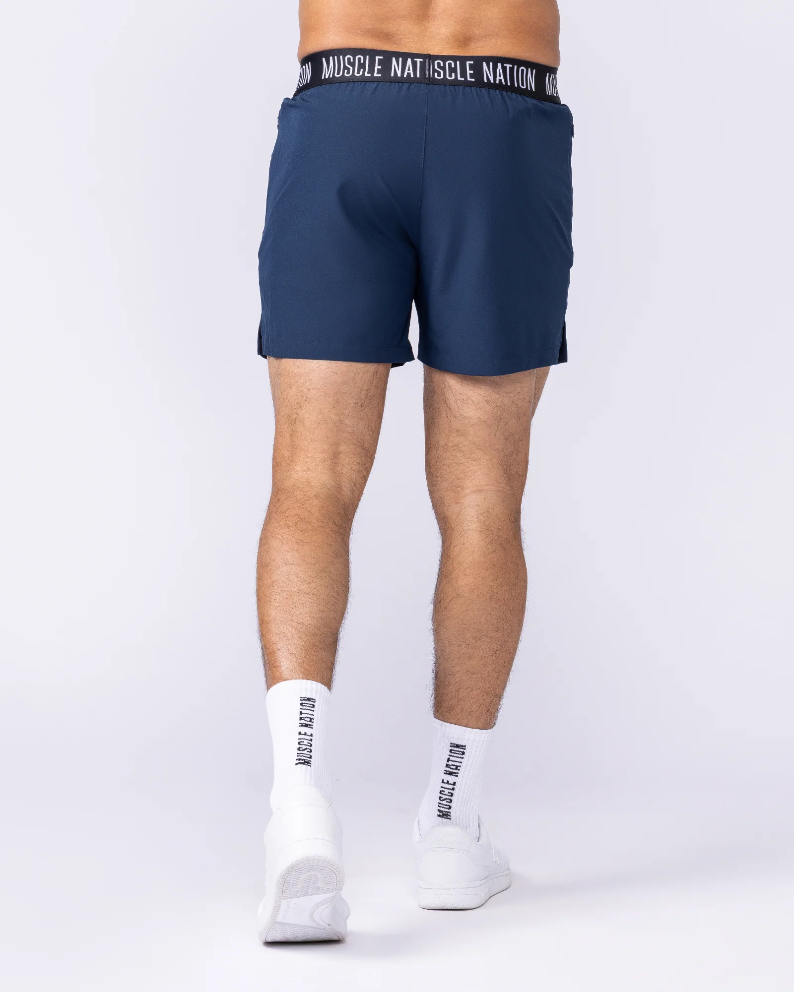 Level Up Training 4" Shorts - Navy - Image 5
