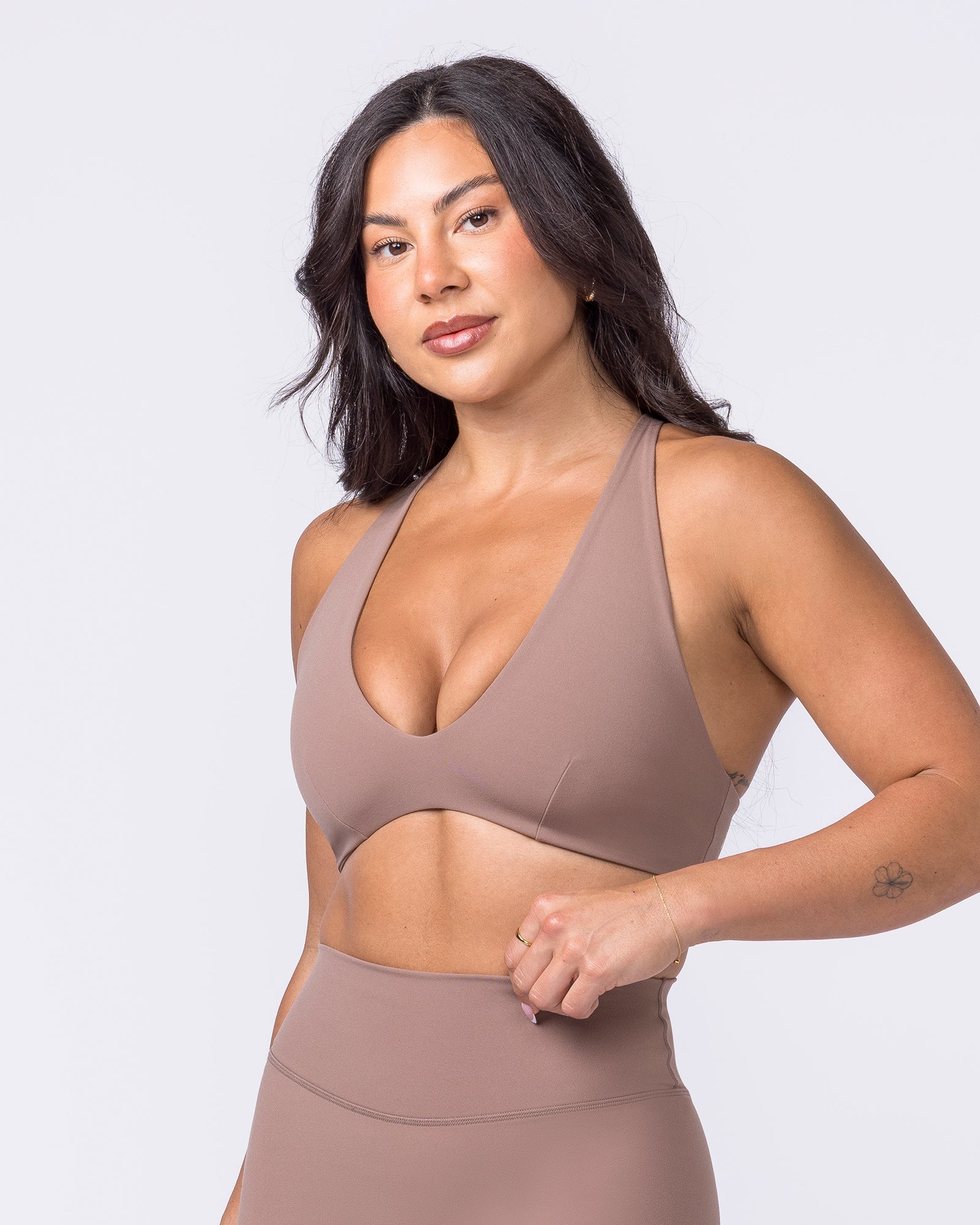 Liberty Lustre Bralette - Cookie - Image 3