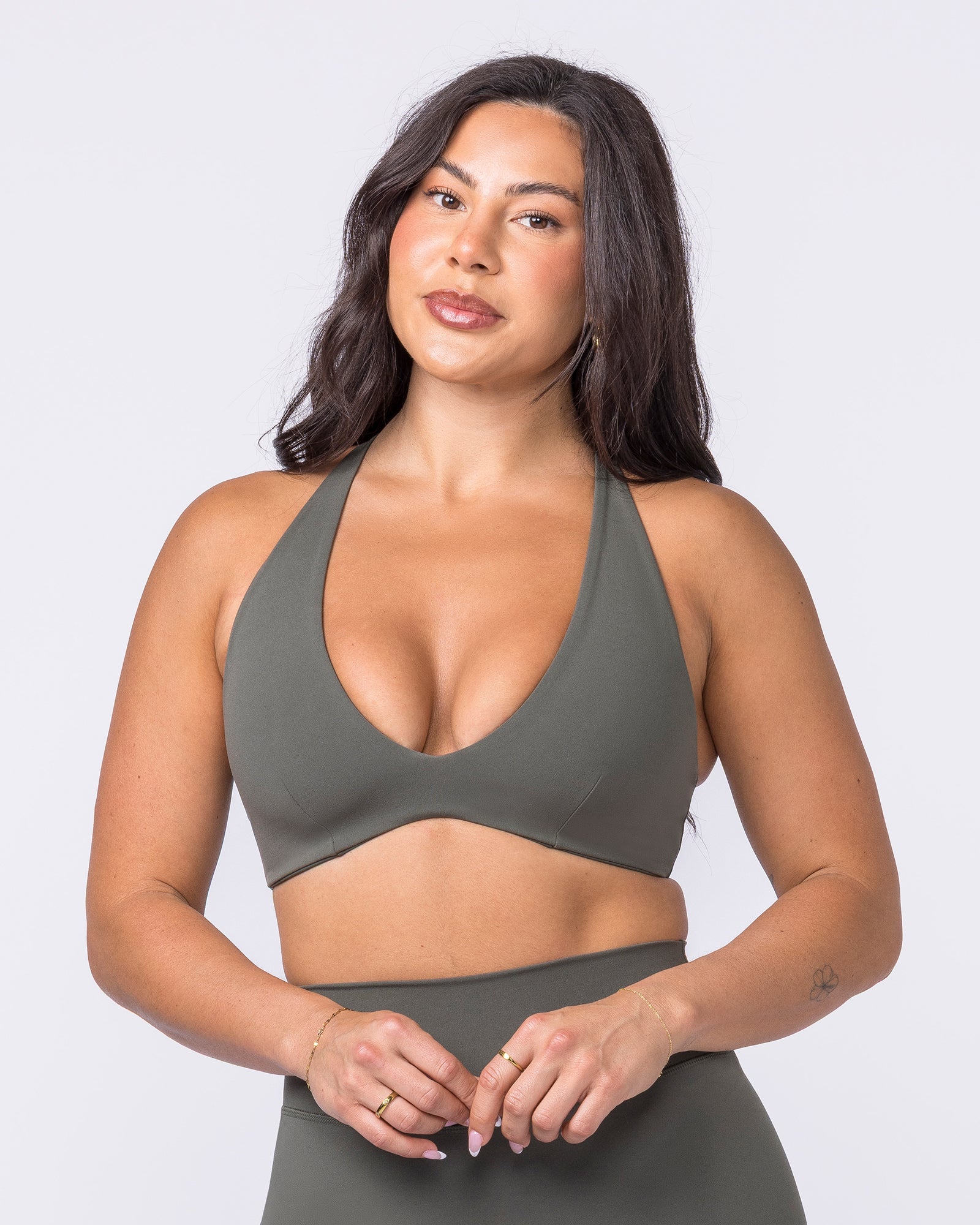 Liberty Lustre Bralette - Eucalyptus - Image 3