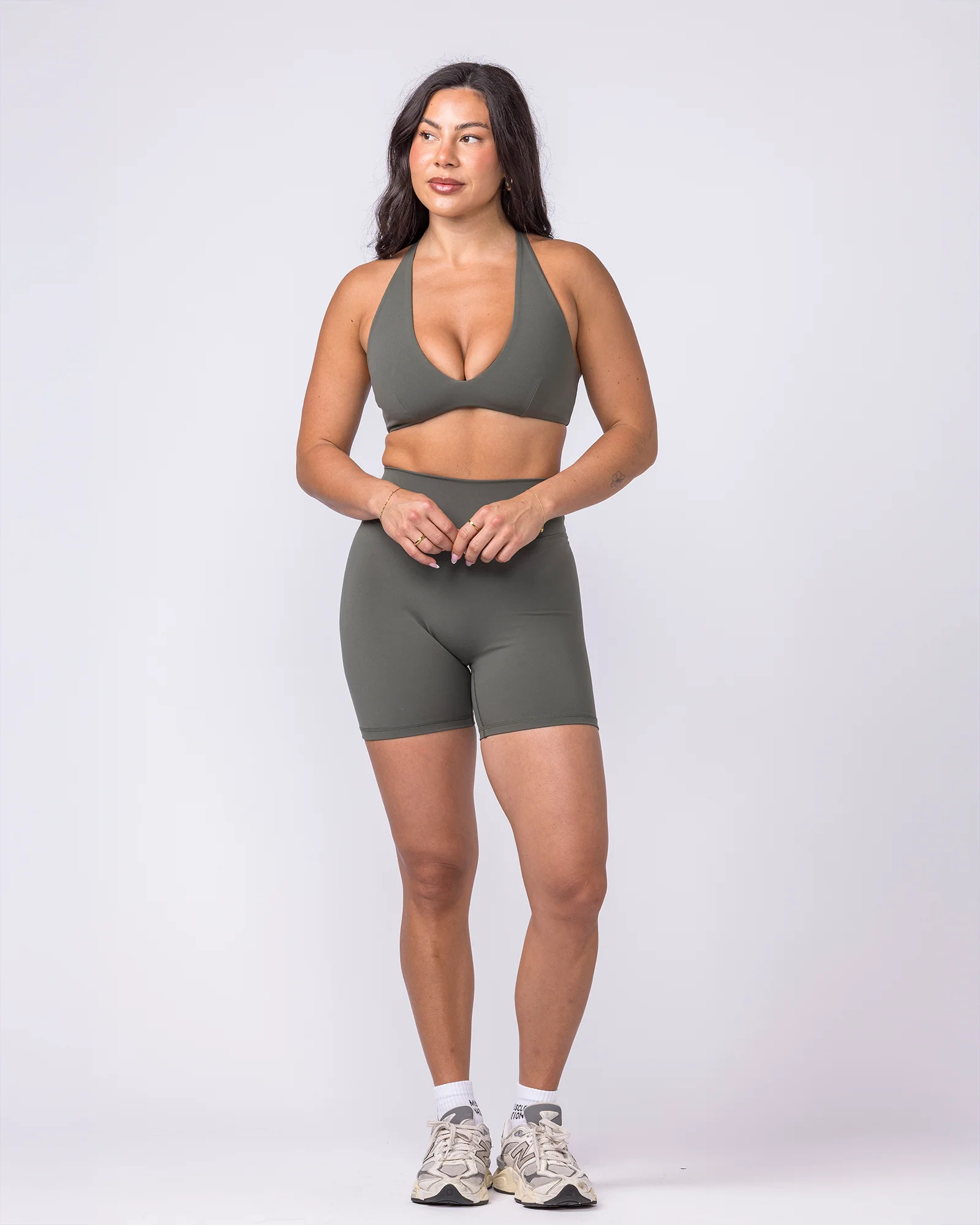 Liberty Lustre Bralette - Eucalyptus - Image 6