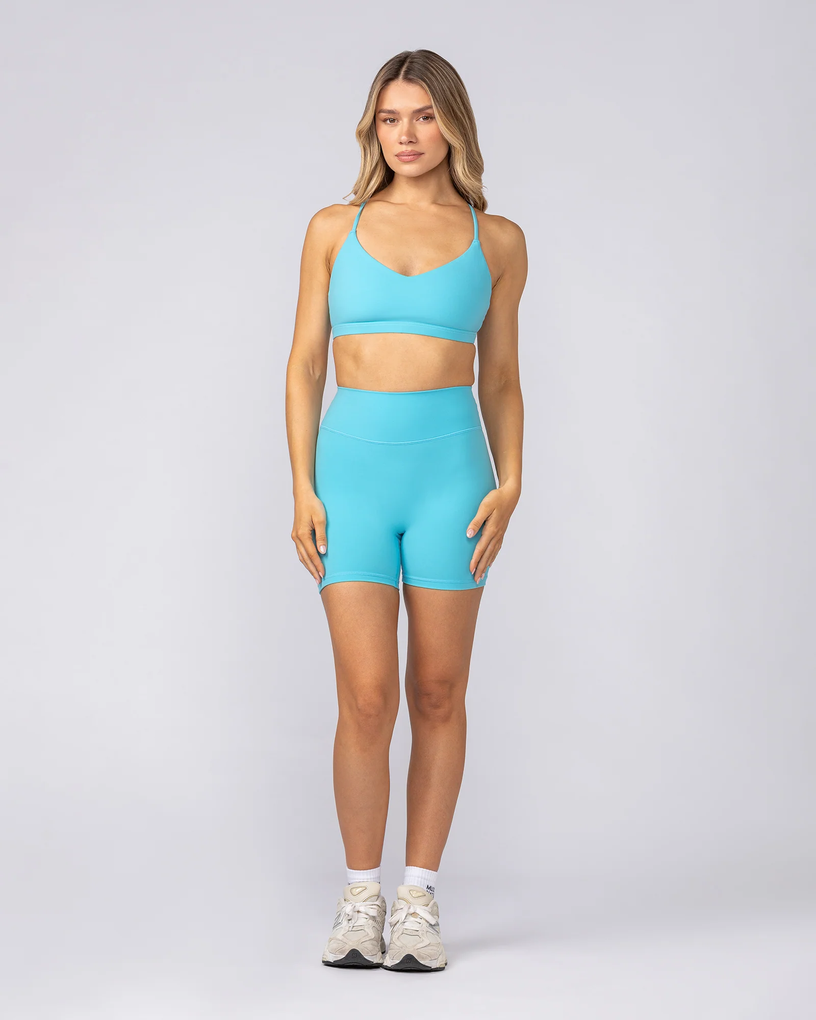 Liberty Zero Rise Bike Shorts - Oasis Blue - Image 6