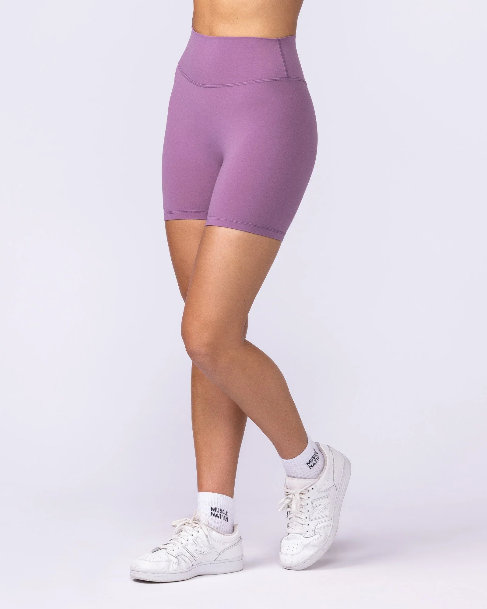 Liberty Zero Rise Bike Shorts - Thistle - Image 2