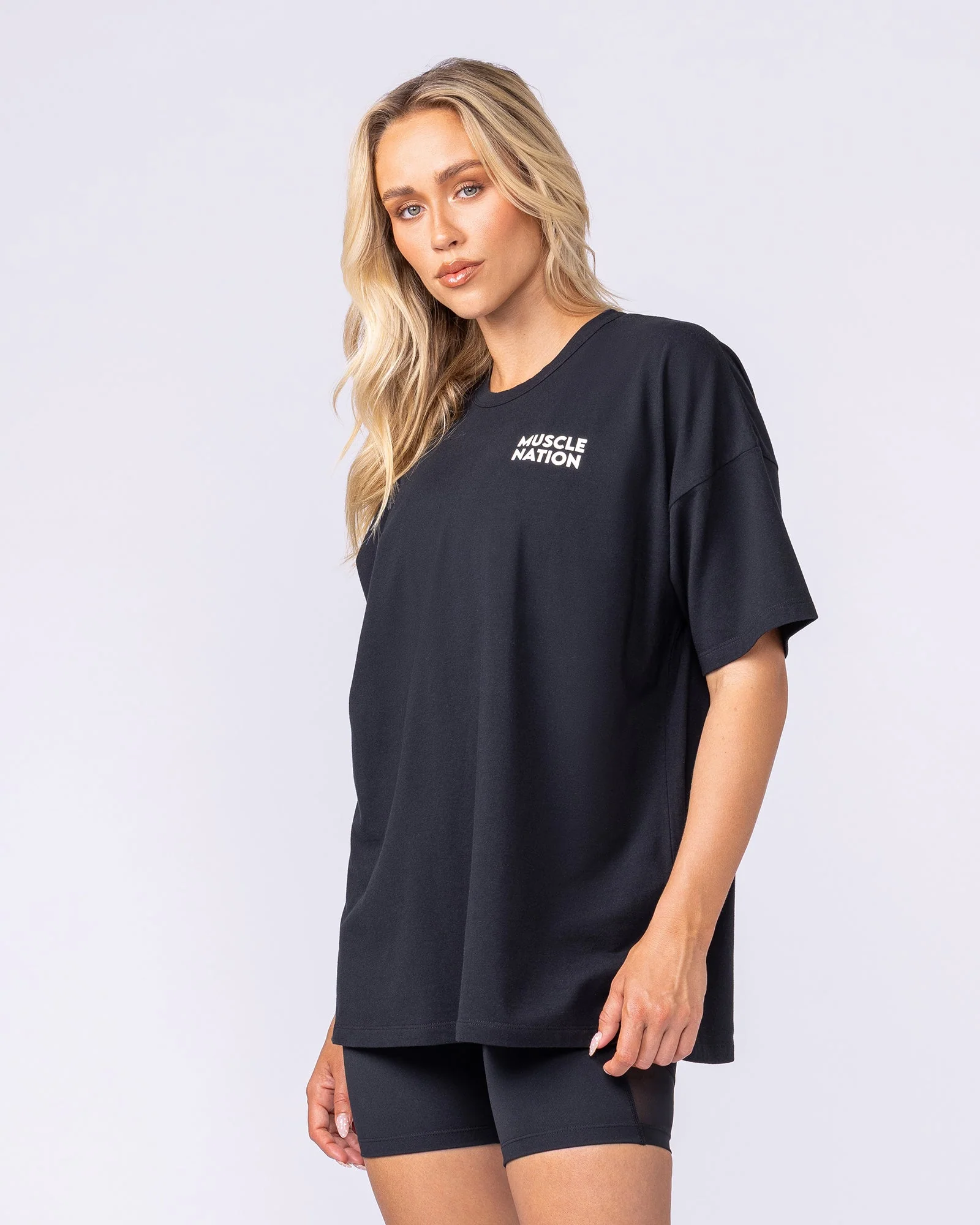 Lifestyle Club Oversized Tee - Black - Image 3