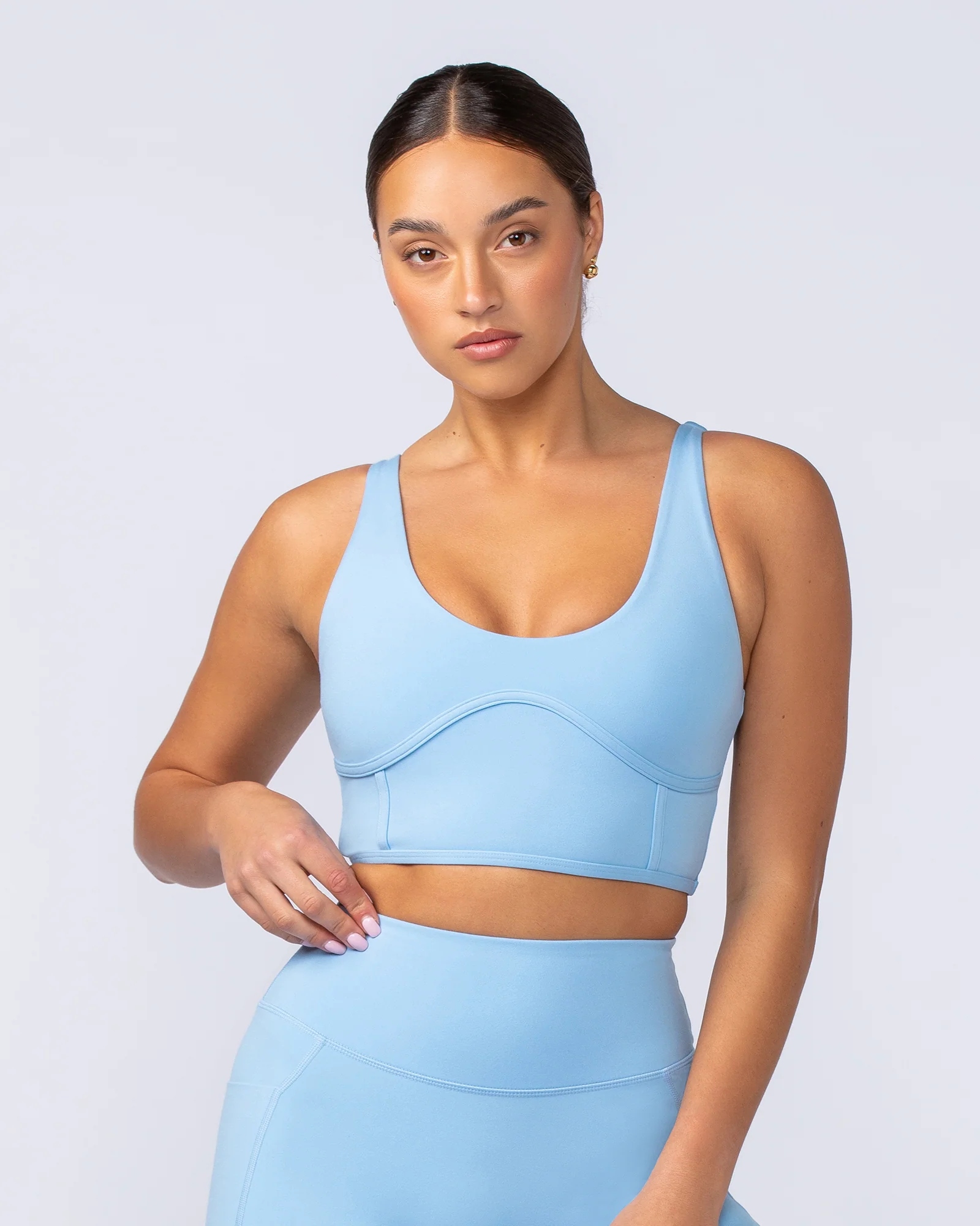 Limitless Longline Bra - Pacific Blue - Image 5