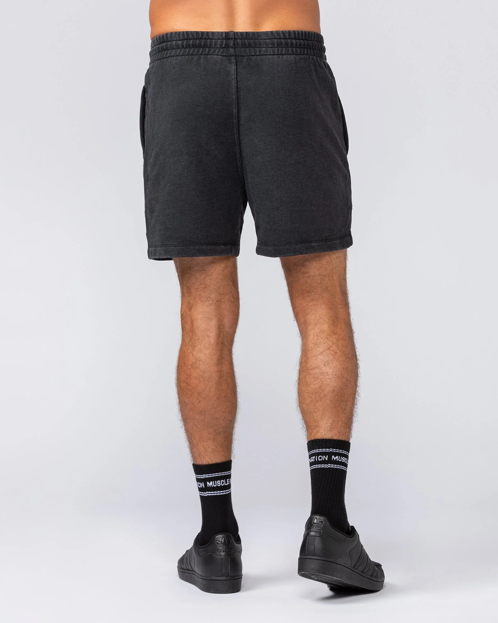 Loopback 5" Sweat Shorts - Washed Black - Image 5