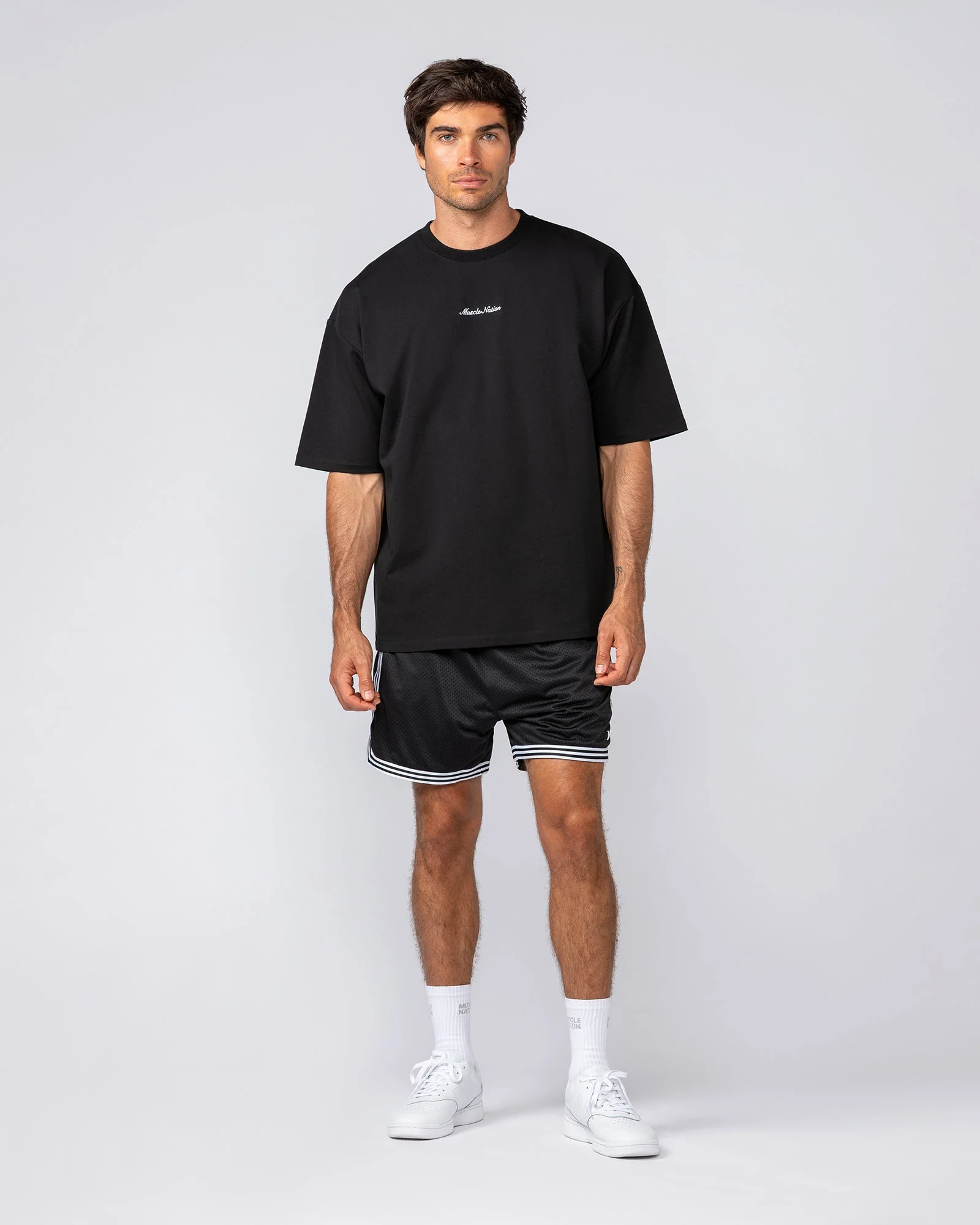 Loopback Oversized Tee - Black - Image 6