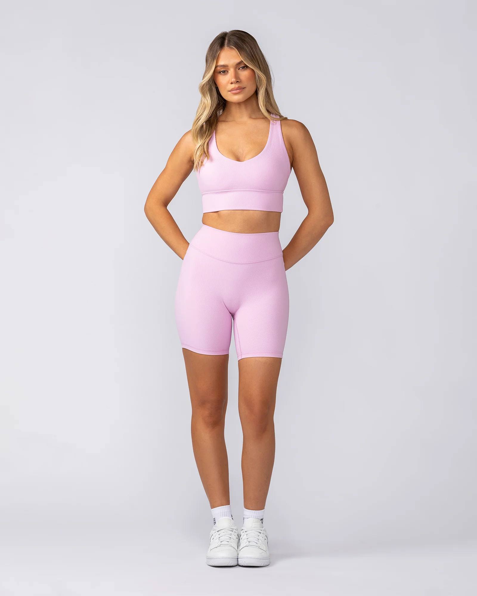 Lover Longline Rib Bra - Fairy Floss - Image 5