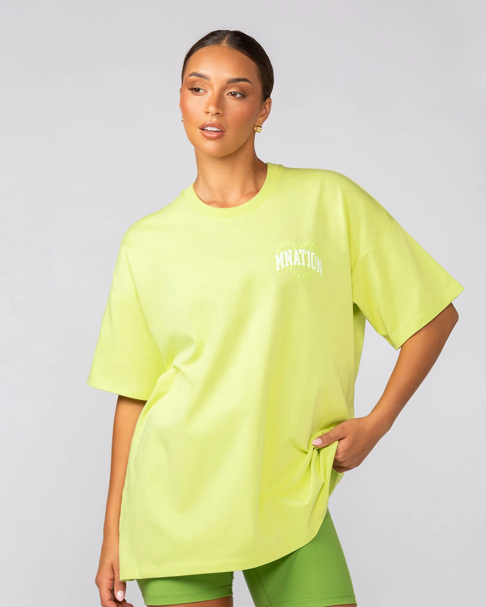Lovers Oversized Tee - Limeade - Image 2