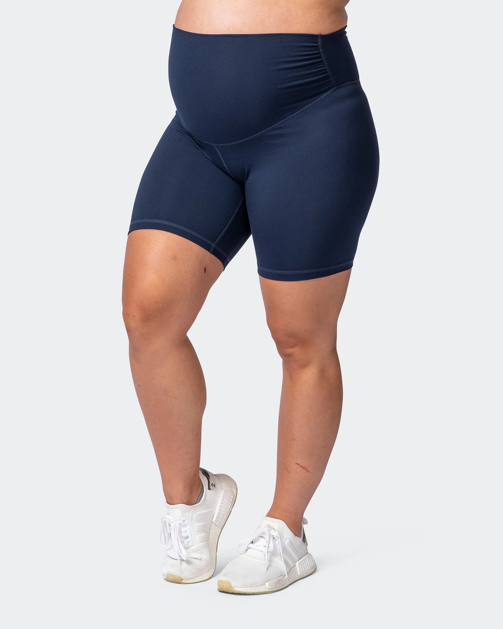 Maternity Everyday Bike Short - Navy - Image 5