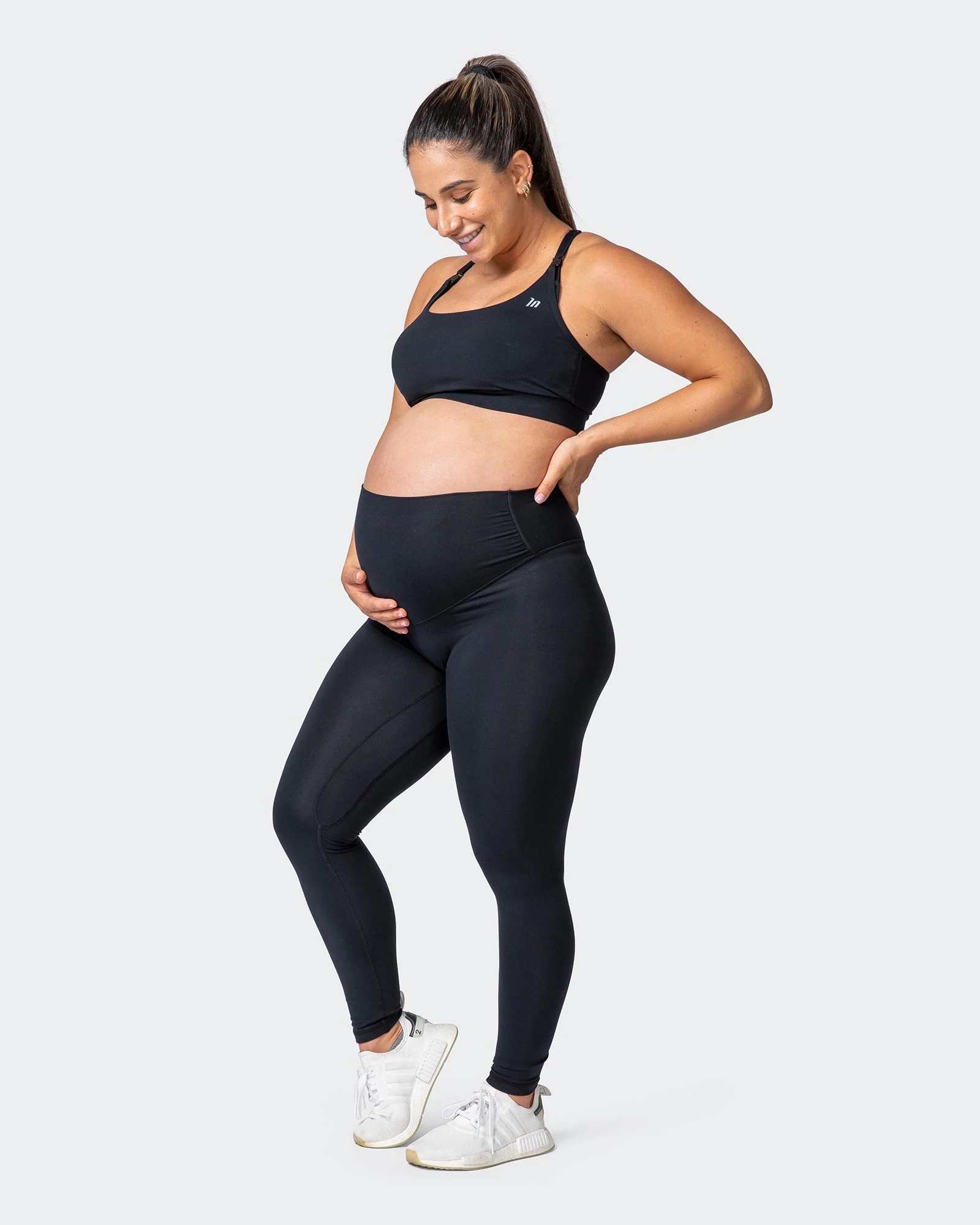 Maternity Everyday Leggings - Black - Image 7
