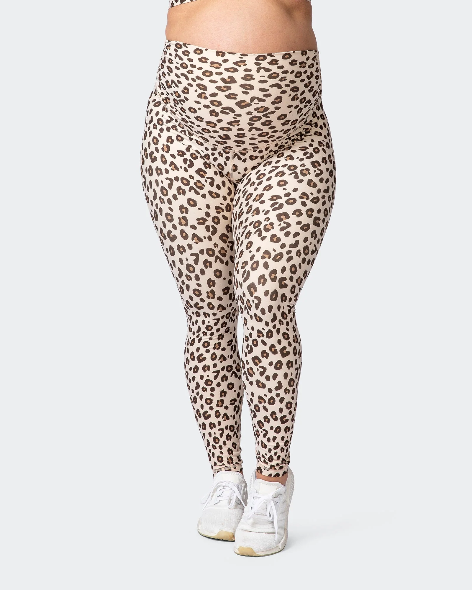 Maternity Everyday Leggings - Cheetah Print - Image 3