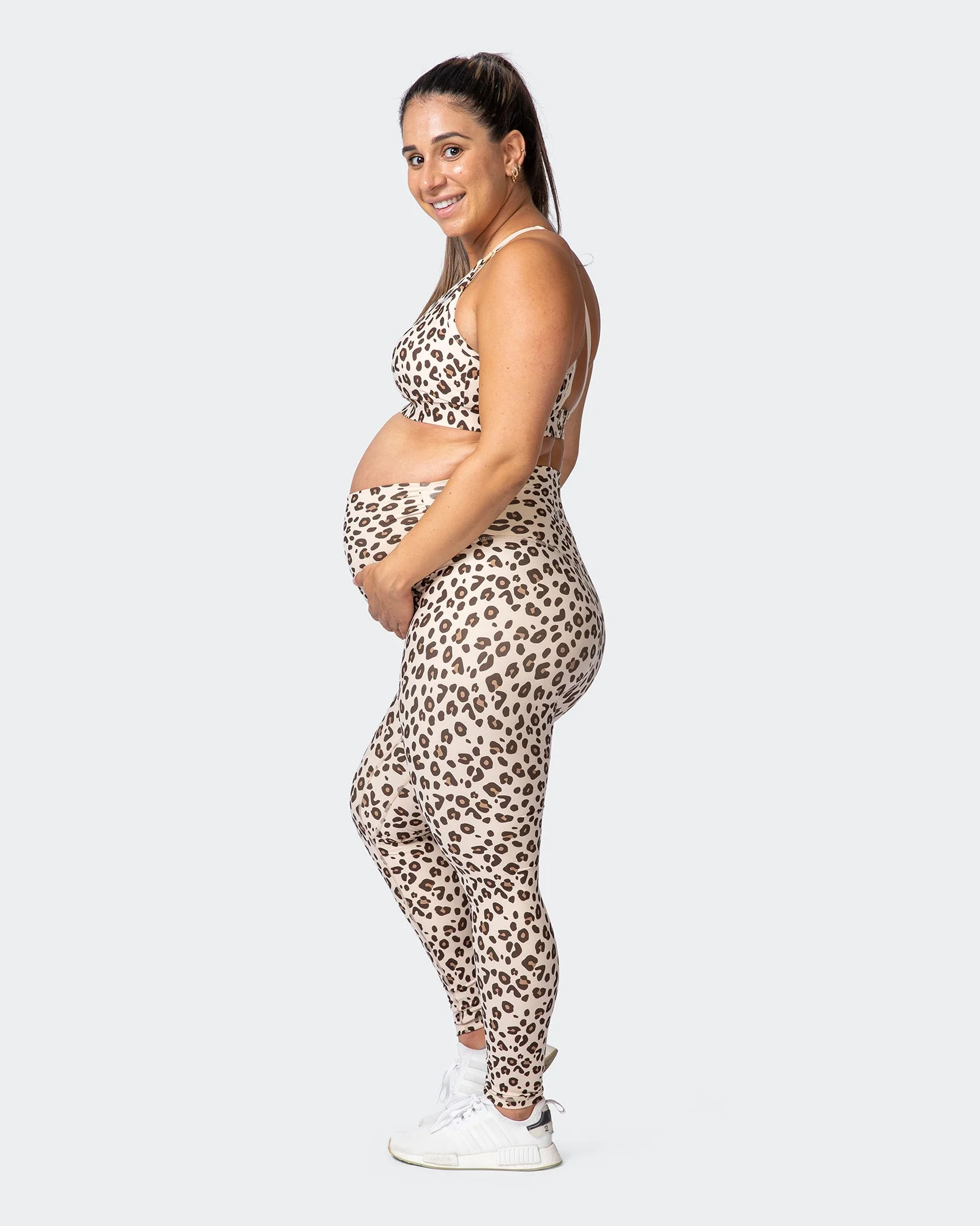 Maternity Everyday Leggings - Cheetah Print - Image 5