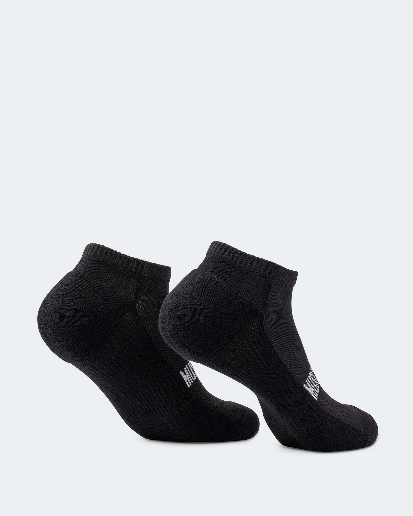 Mens Ankle Socks (2X Pack) - Black - Image 4