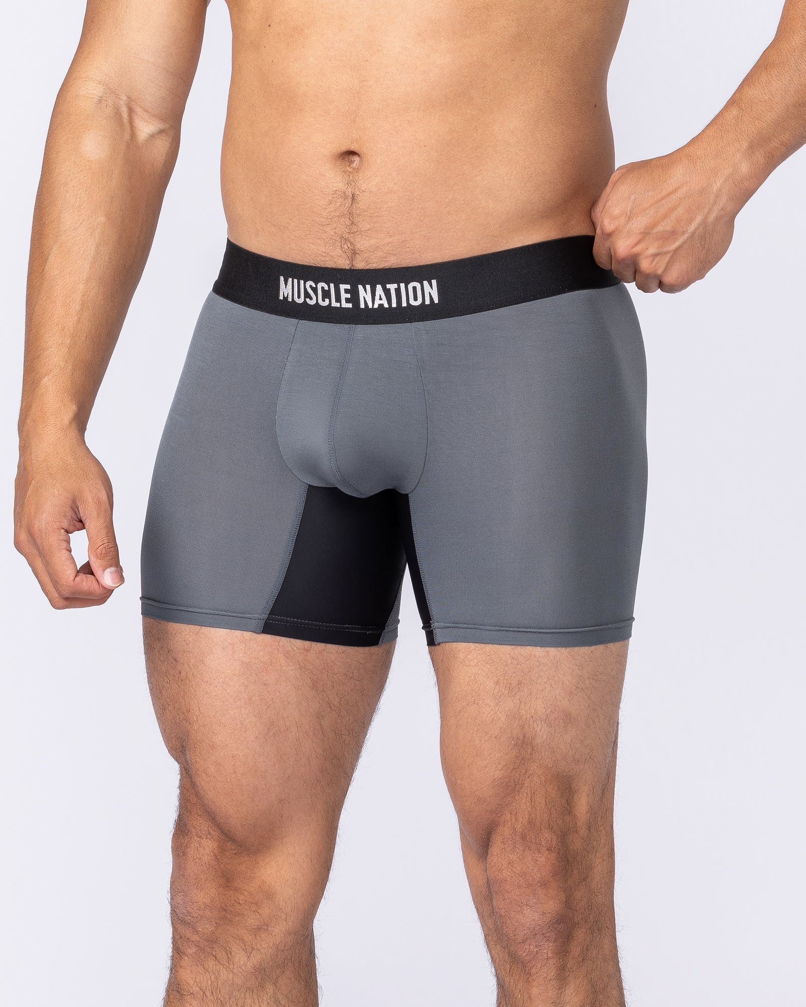Mens Boxer Briefs - Black Multi - Image 3