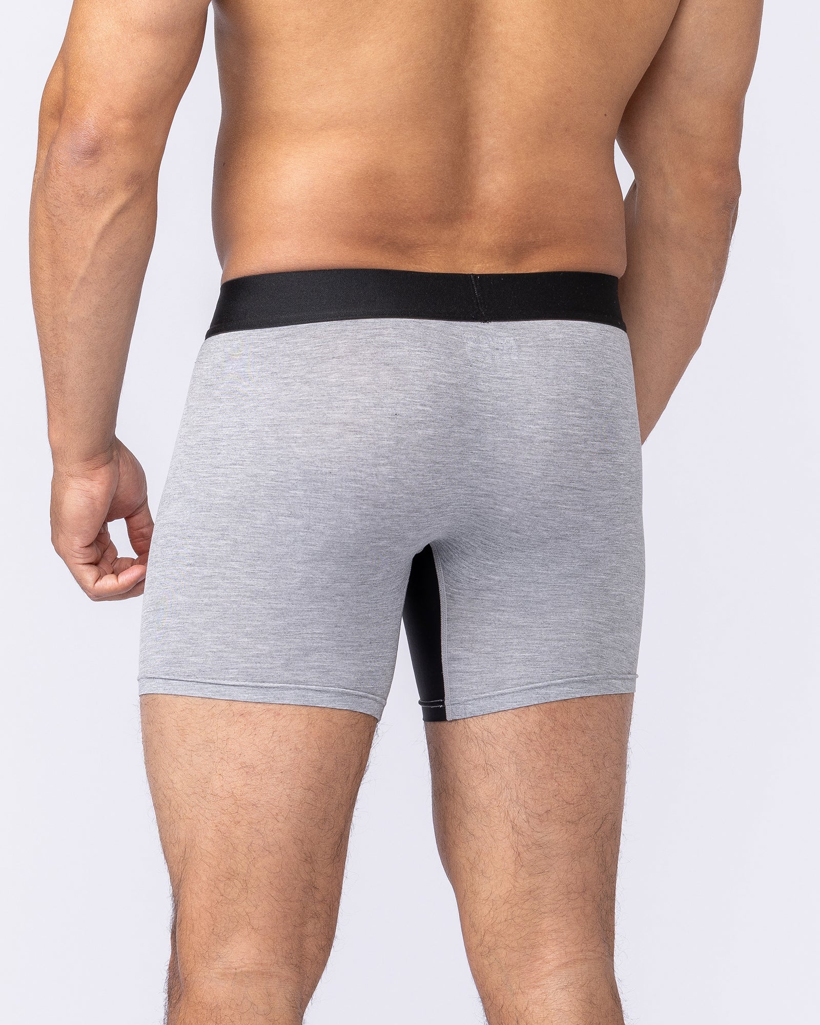 Mens Boxer Briefs - Black Multi - Image 4