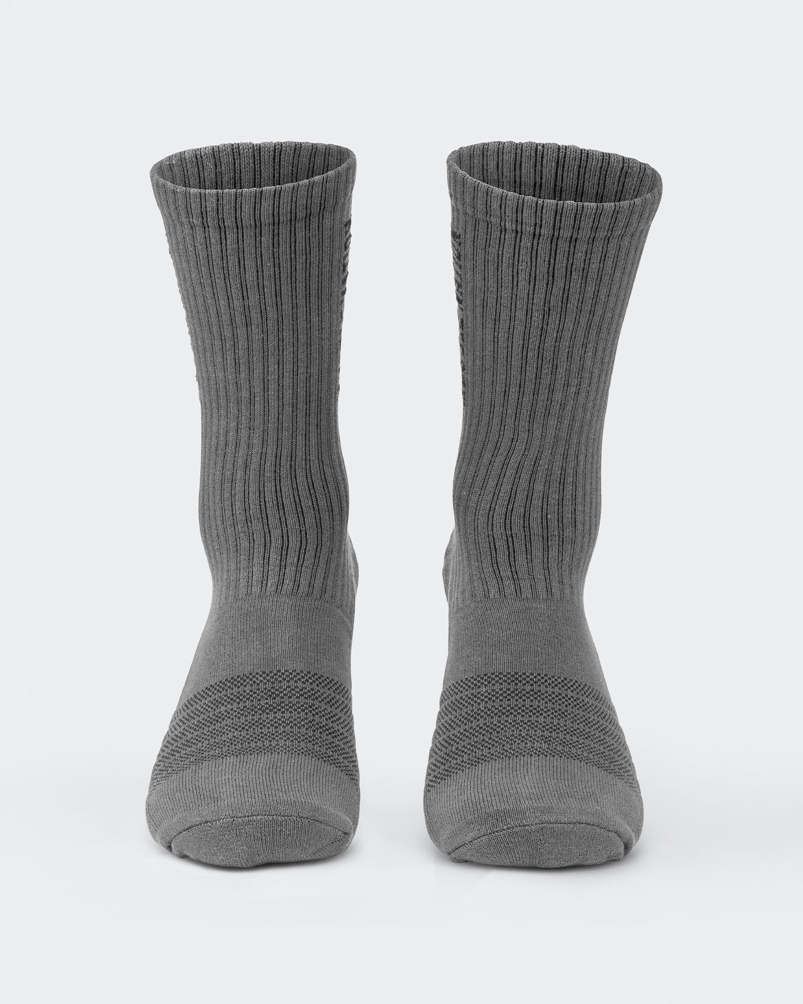 Mens Linear Crew Sock (2x Pack) - Charcoal - Image 2
