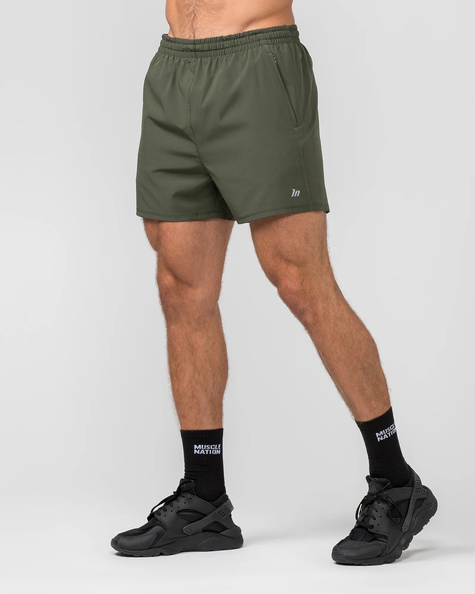 New Heights 4" Shorts - Dark Khaki - Image 3