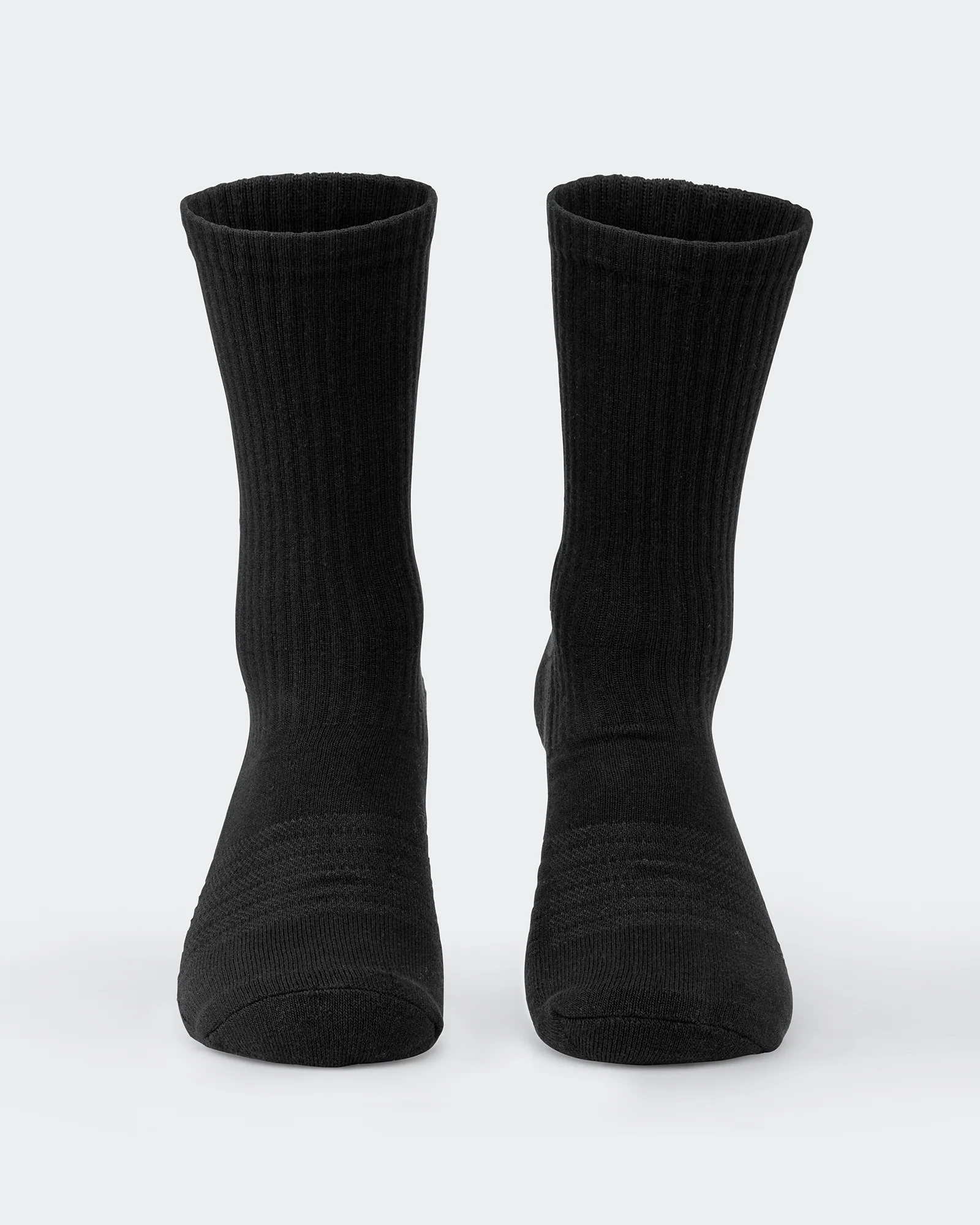 Mens Trainer Crew Sock (2x Pack) - Black - Image 2