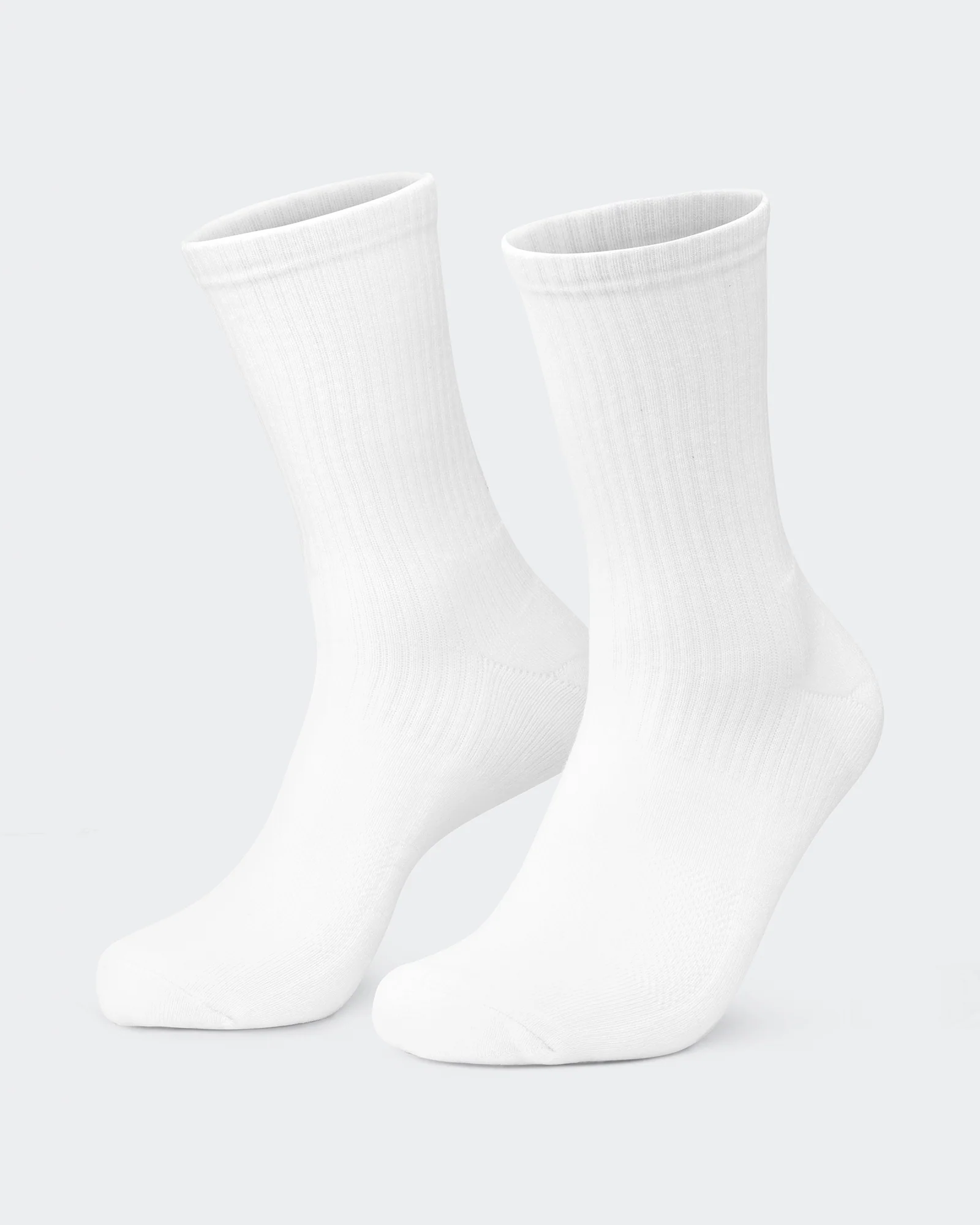 Mens Trainer Crew Sock (2x Pack) - White - Image 3